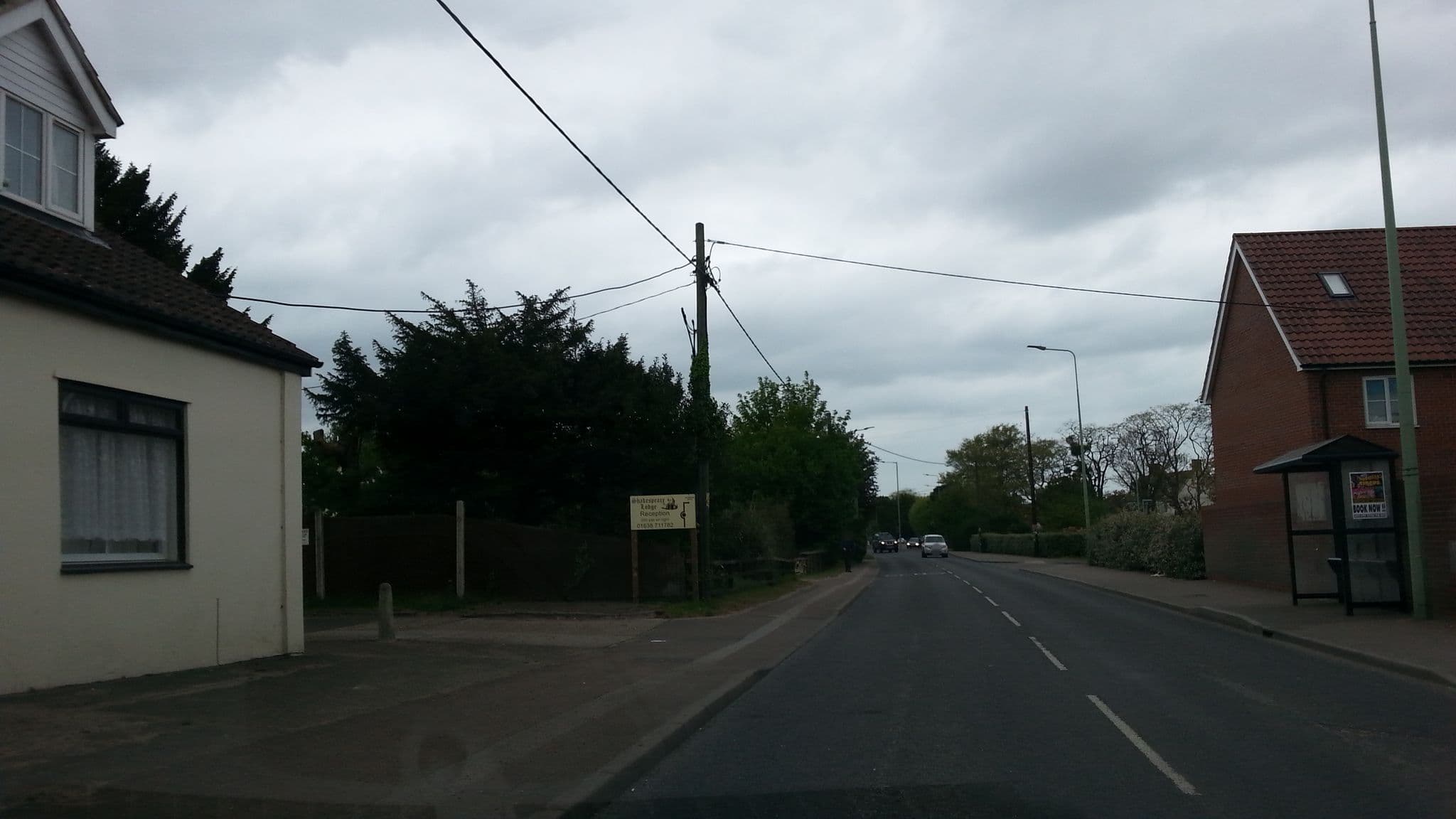 Street view near Shakespeare Lodge, Mildenhall — © adam2 (CC BY-SA · Mapillary)