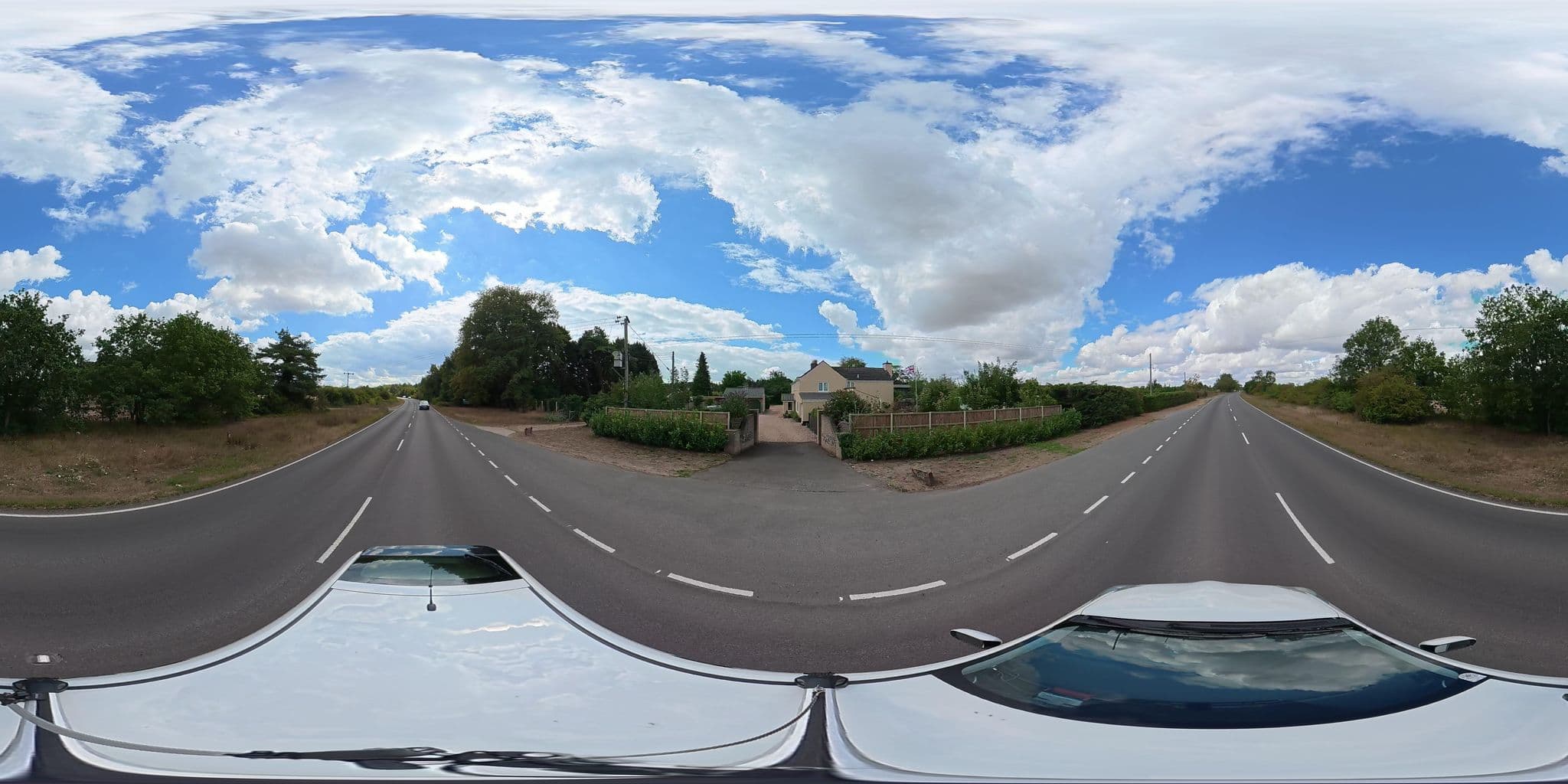 Street view near Beckfield Farm Norfolk Country Cottage Holidays, Mundford — © osmplus_org (CC BY-SA · Mapillary)