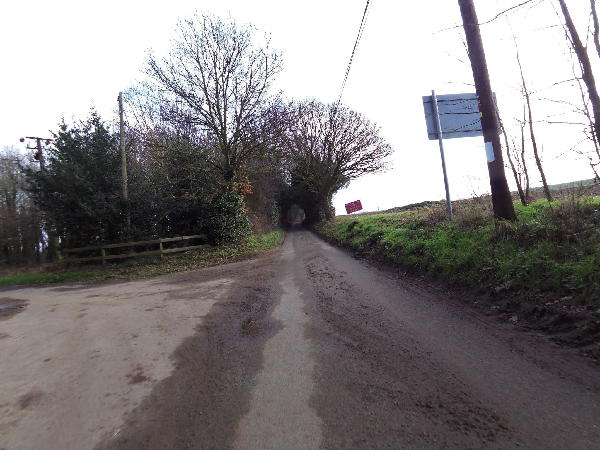 Street view near Thatched Farm, Woodbridge — © smsm1 (CC BY-SA · Mapillary)