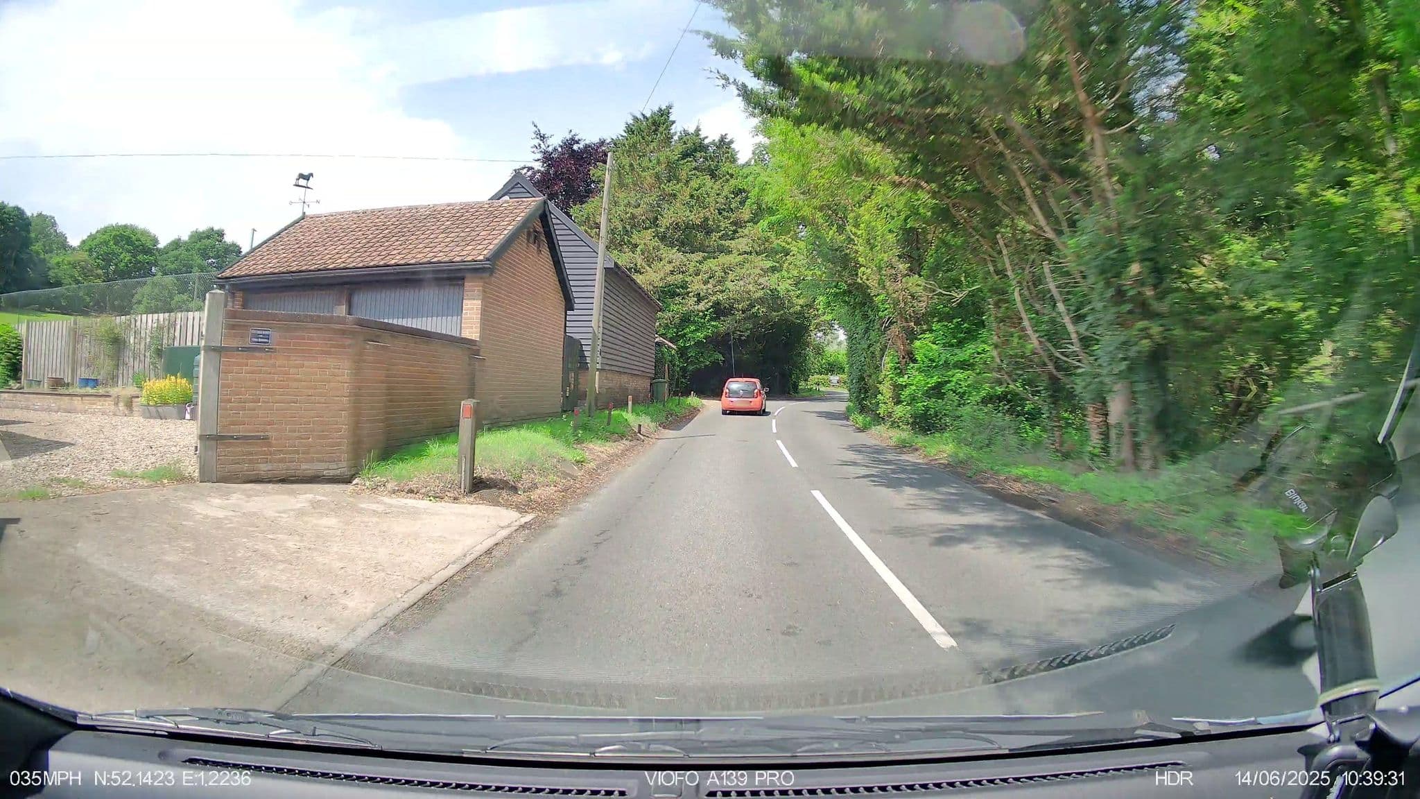 Street view near Primrose Cottage, Grundisburgh — © IpswichEdits (CC BY-SA · Mapillary)