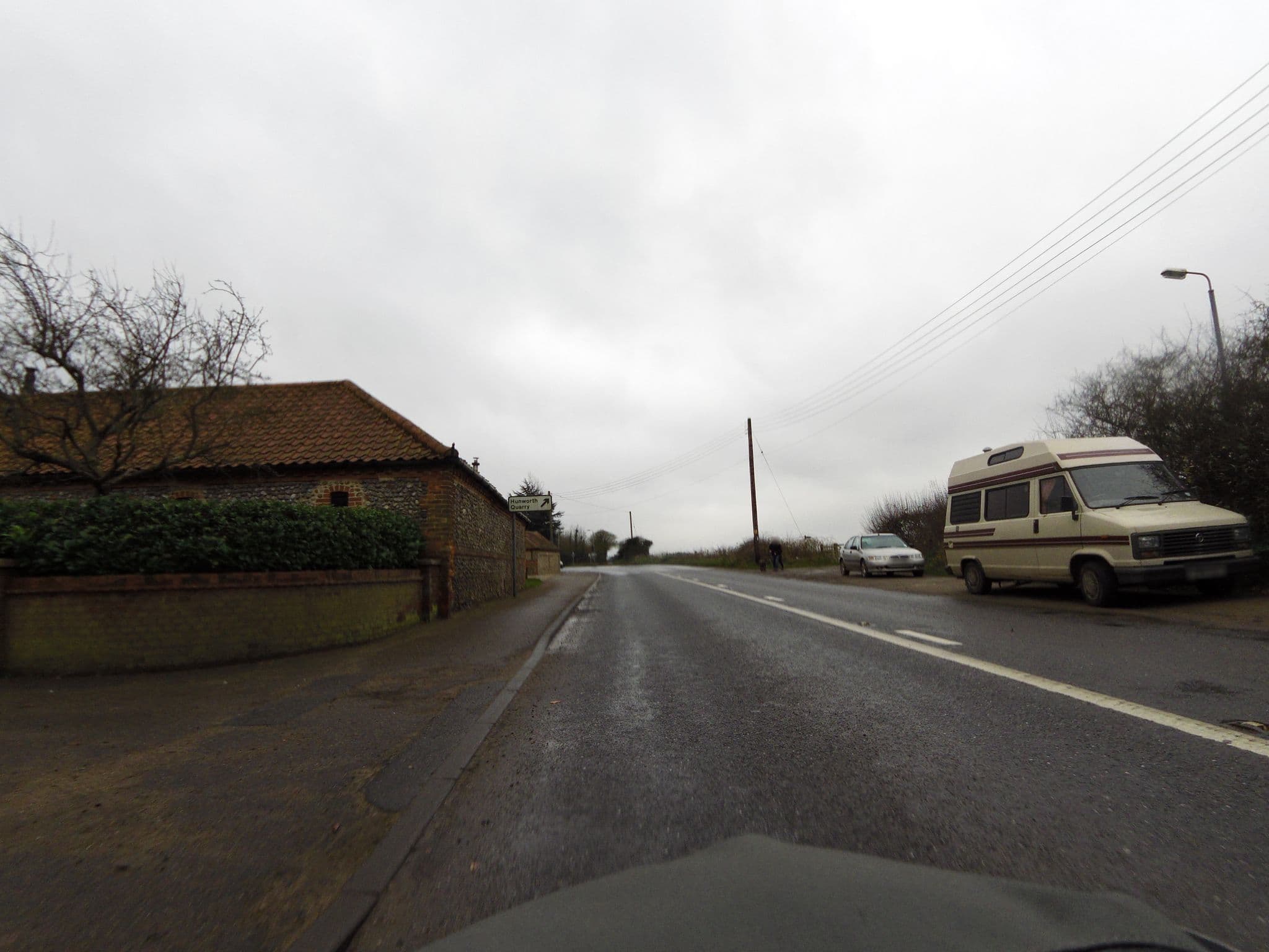 Street view near The White Cottage, Holt — © smsm1 (CC BY-SA · Mapillary)