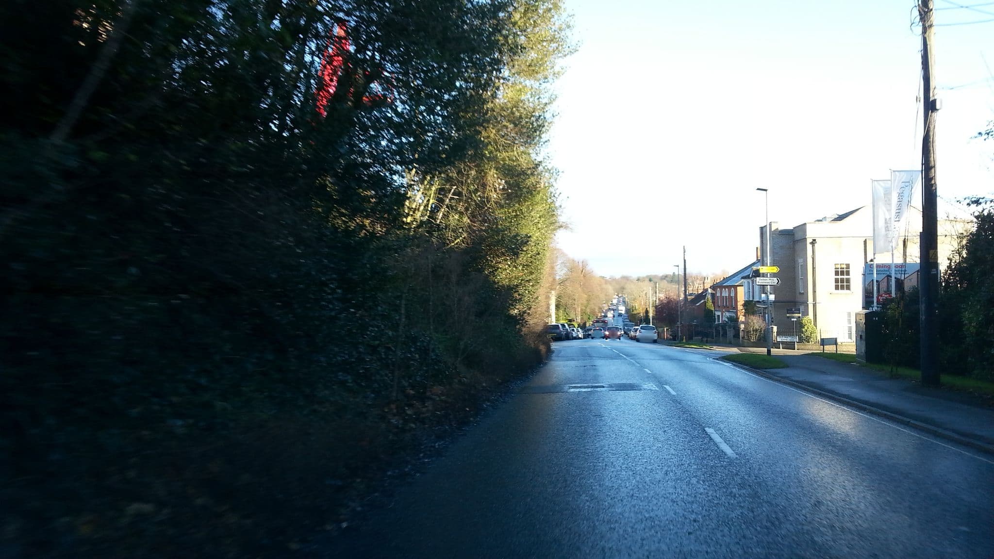 Street view near Ash House, Woodbridge — © adam2 (CC BY-SA · Mapillary)