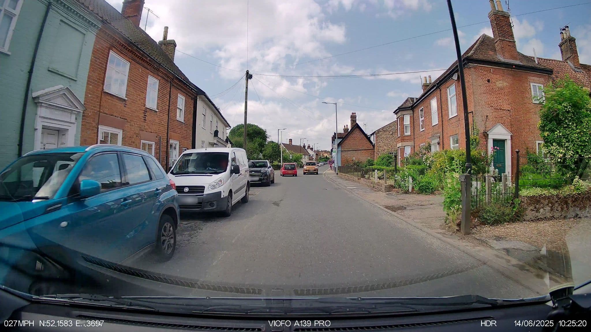 Street view near Jenny Rose Cottage, Wickham Market — © IpswichEdits (CC BY-SA · Mapillary)