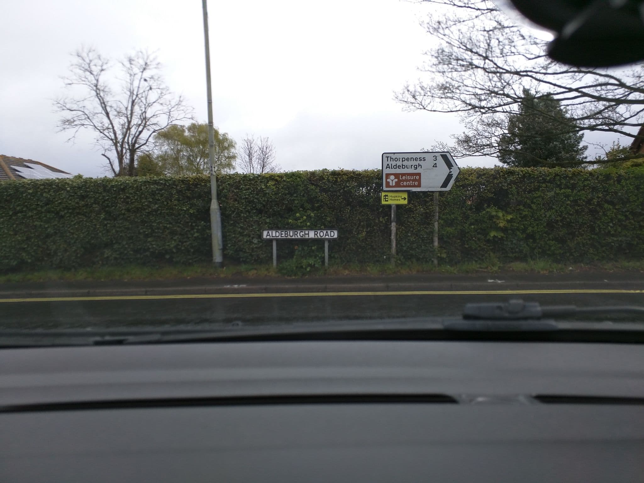 Street view near The Beeches, Leiston — © richardwest (CC BY-SA · Mapillary)