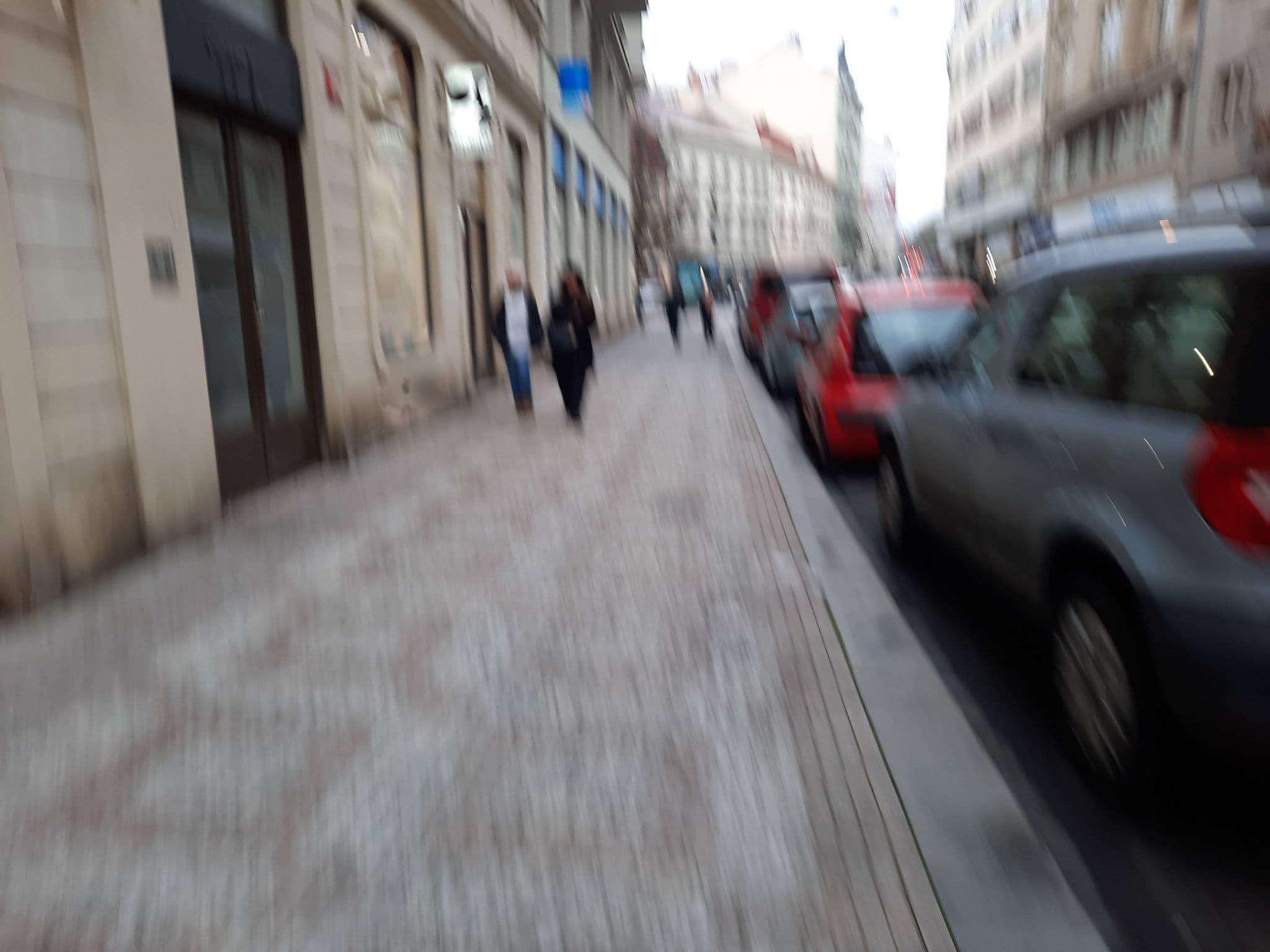 Street view near Le Papillon, Nové Město