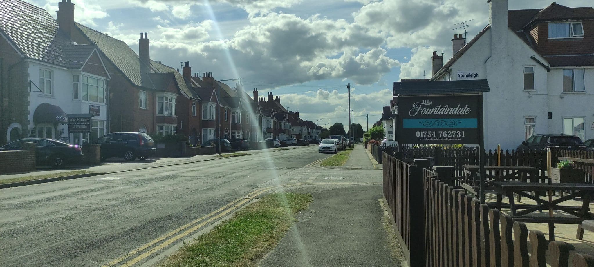 Street view near Fountaindale Hotel, Skegness — © jethro10 (CC BY-SA · Mapillary)