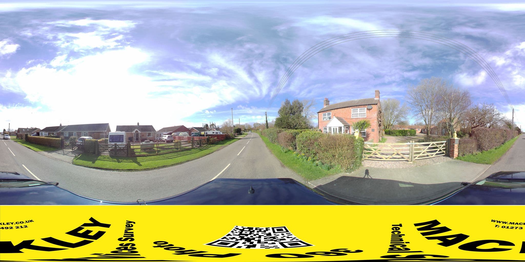 Street view near Clematis Cottage, Chapel Saint Leonards — © lennartvdhorst (CC BY-SA · Mapillary)