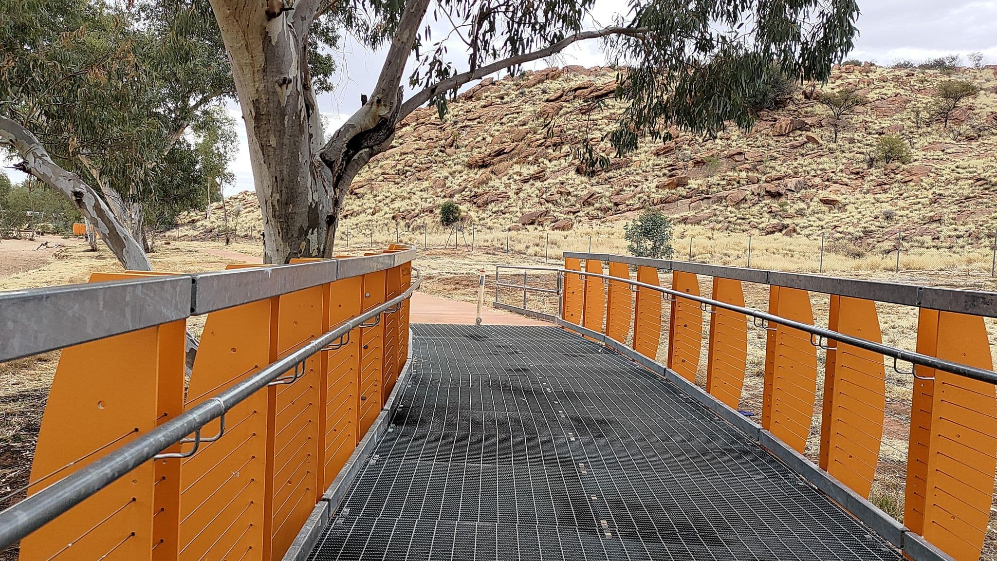 Street view near Toddy's Backpackers, Alice Springs — © aceini (CC BY-SA · Mapillary)