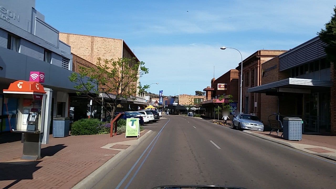 Street view near Whyalla Caravan Park, Whyalla — © didz (CC BY-SA · Mapillary)