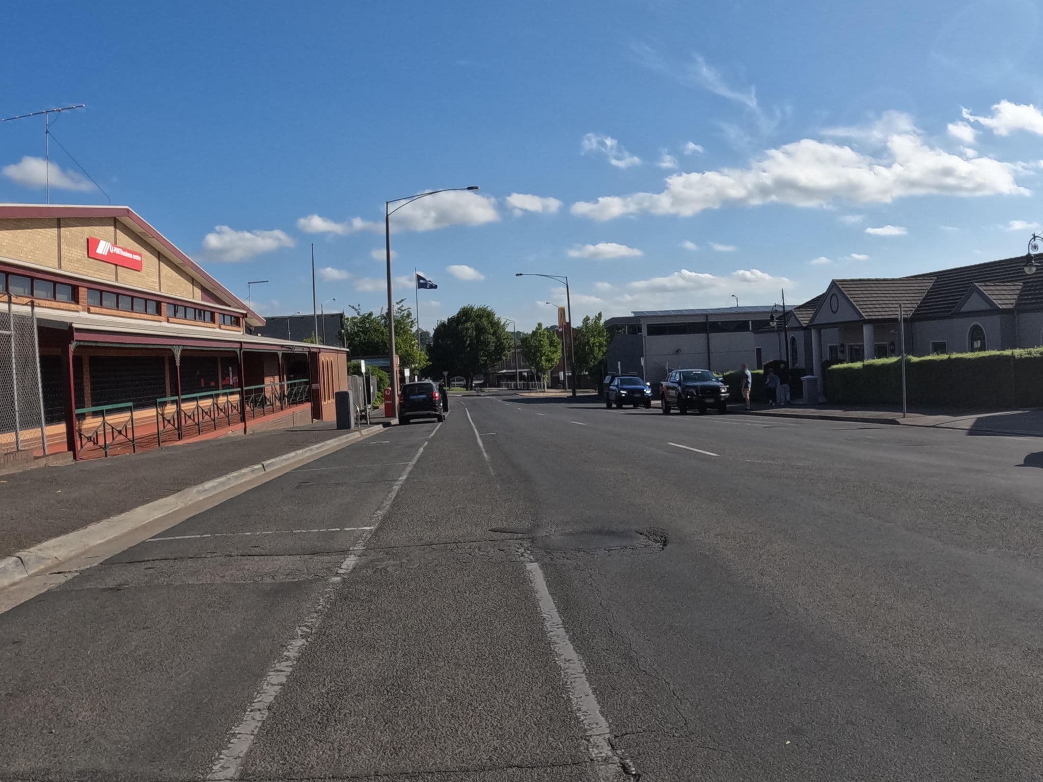 Street view near Quality Inn & Suites - The Menzies Ballarat, Ballarat East — © skillsy (CC BY-SA · Mapillary)