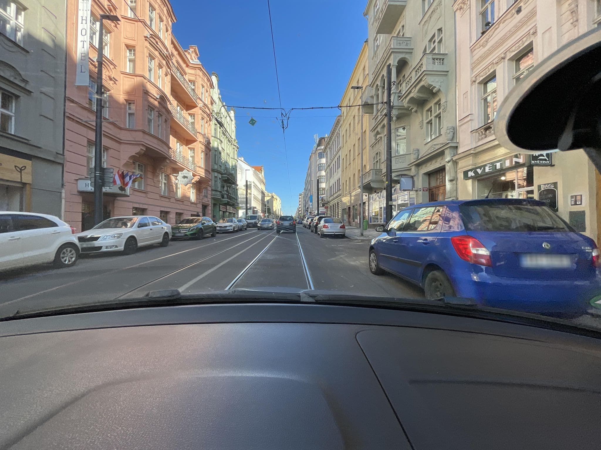 Street view near Taurus, Žižkov — © cageythree (CC BY-SA · Mapillary)