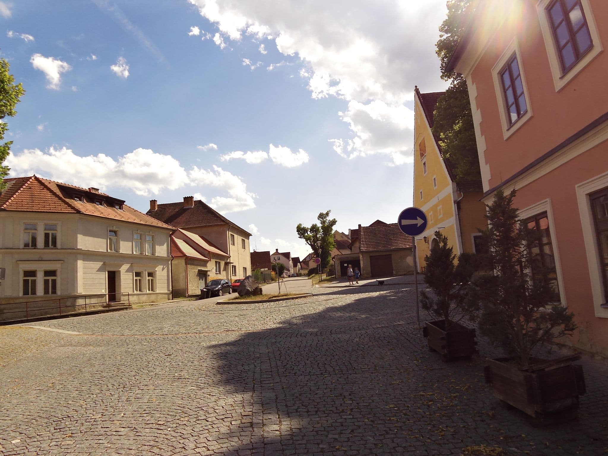 Street view near Hotel u kláštera, Český Krumlov