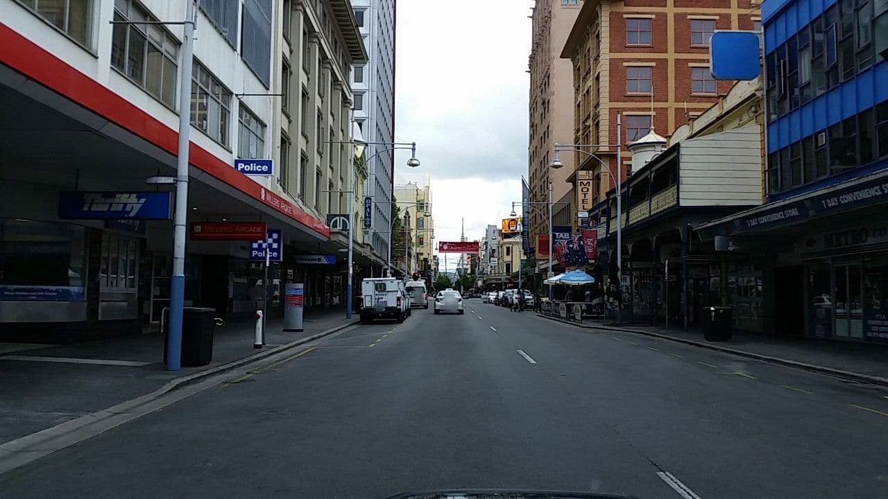 Street view near Tatts Backpackers Adelaide City, Adelaide — © didz (CC BY-SA · Mapillary)
