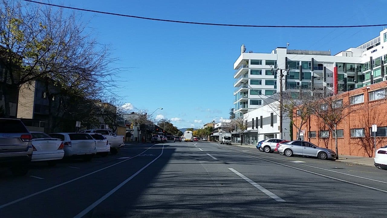 Street view near Adelaide DressCircle Apartments - Ward Street, North Adelaide — © didz (CC BY-SA · Mapillary)