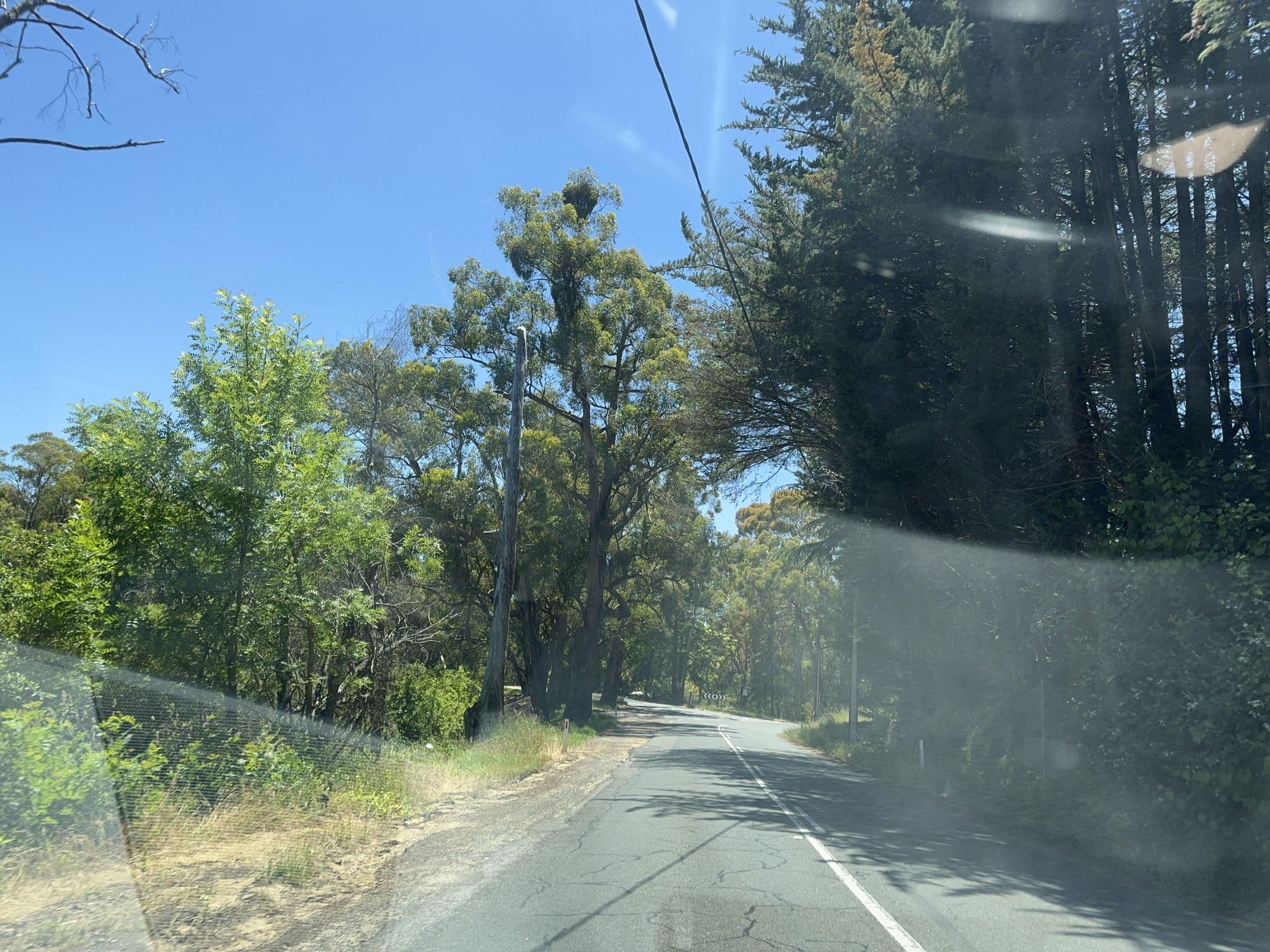 Street view near Camelot Castle, Adelaide Hills — © flakefrost (CC BY-SA · Mapillary)