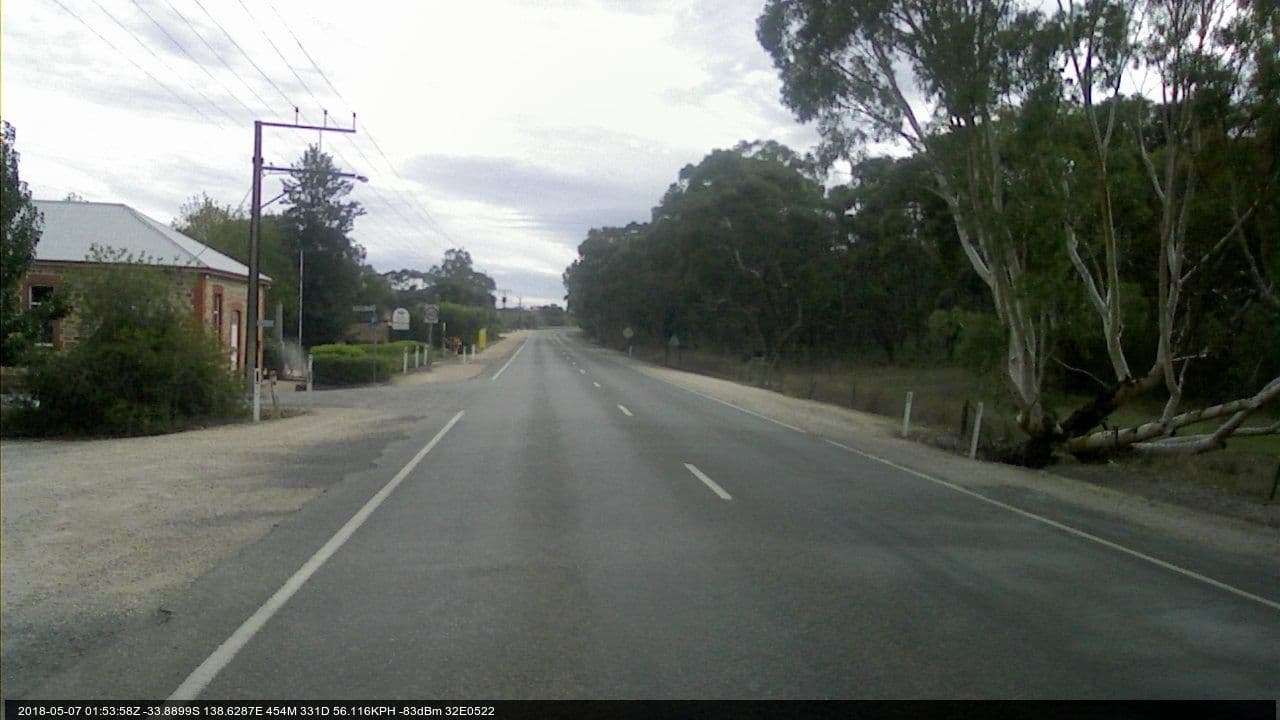 Street view near Sevenhill Cottages, Clare — © bob3bob3 (CC BY-SA · Mapillary)