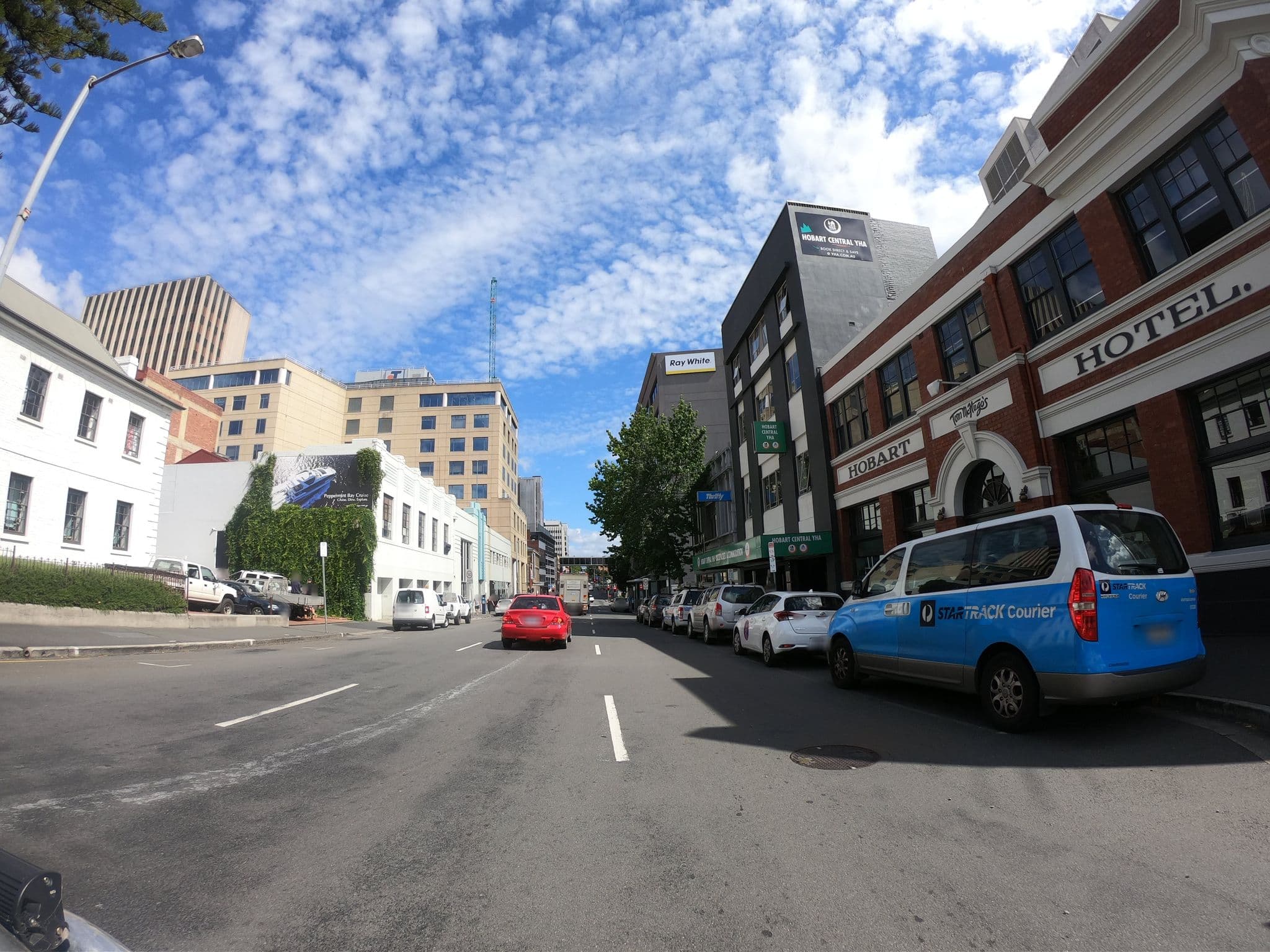 Street view near Superior YHA Backpackers, Hobart — © tastrax (CC BY-SA · Mapillary)