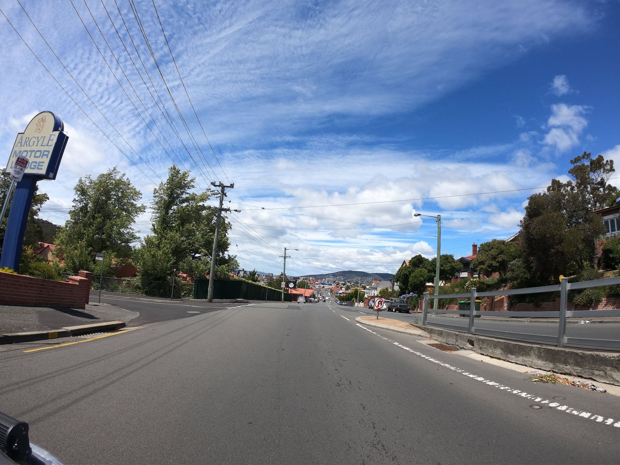 Street view near Argyle Motor Lodge, North Hobart — © tastrax (CC BY-SA · Mapillary)