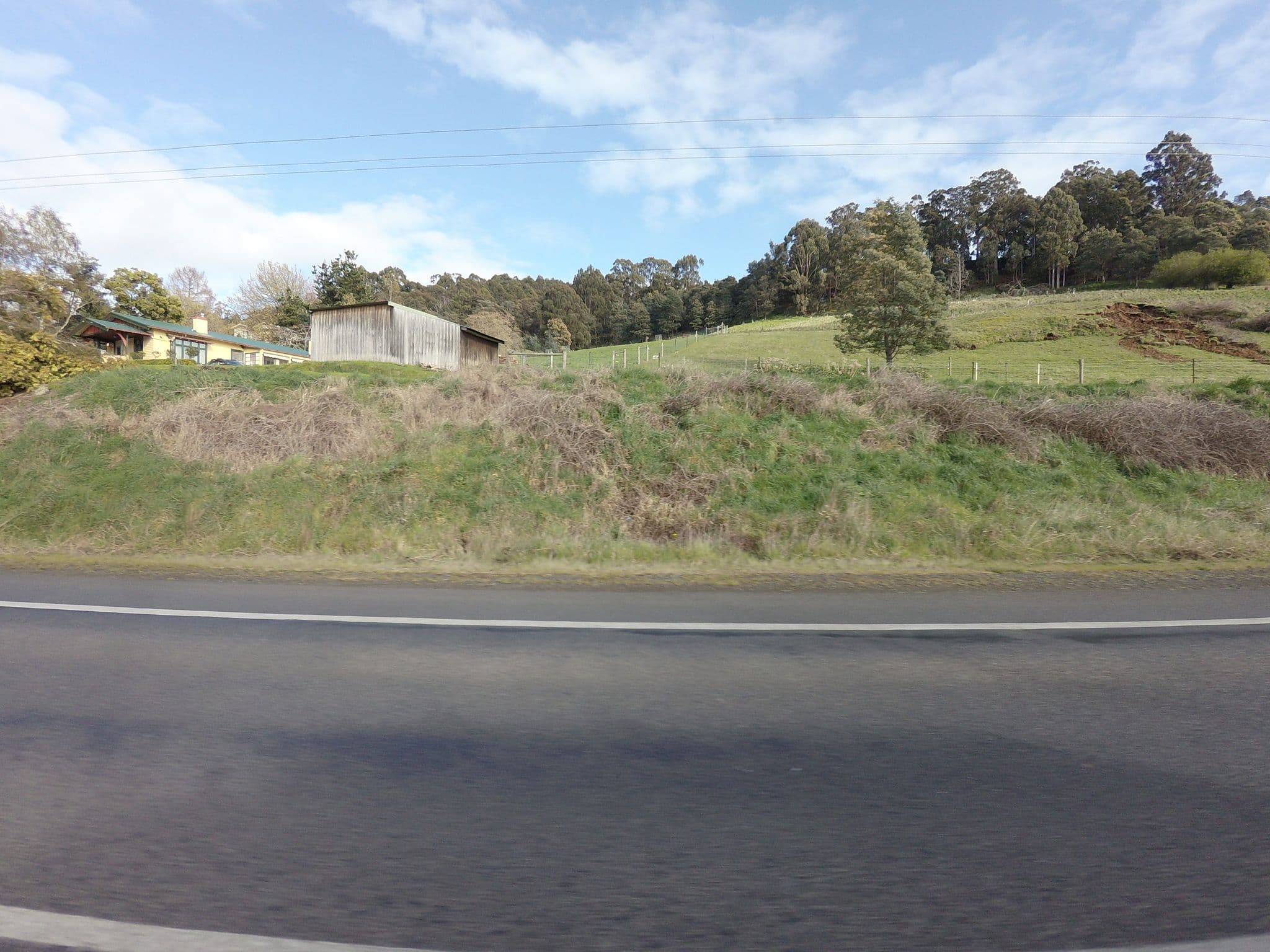 Street view near Huon Franklin Cottage, Cygnet — © tastrax (CC BY-SA · Mapillary)