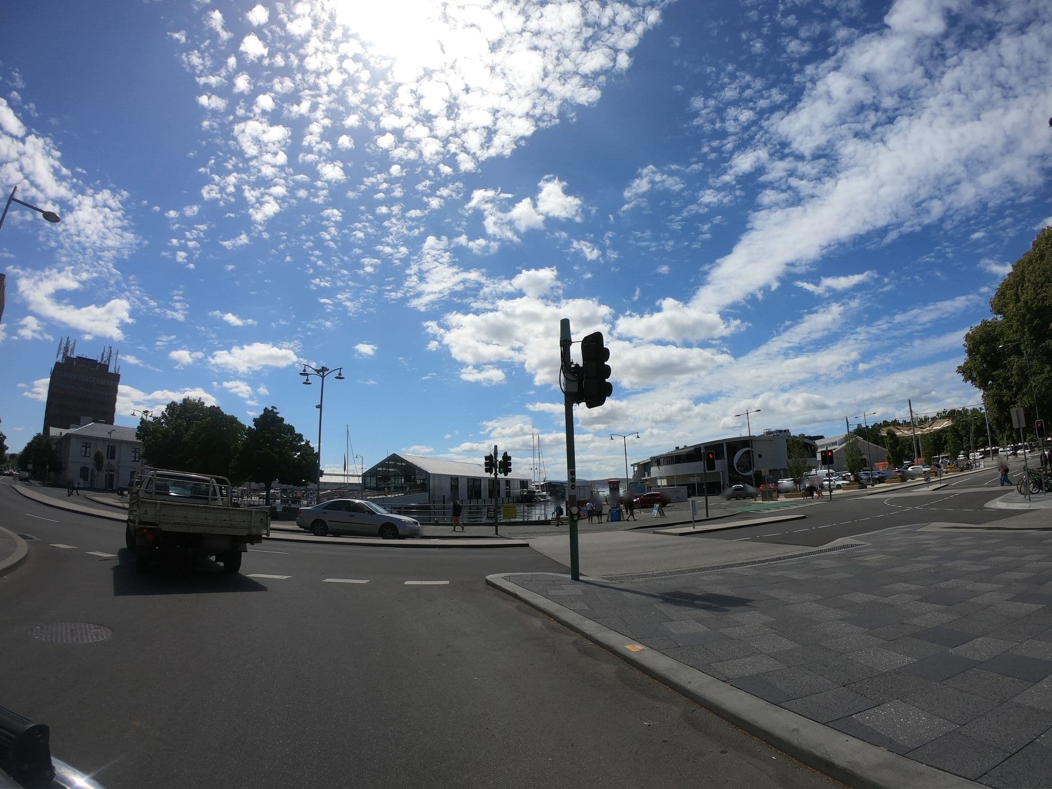 Street view near Customs House Waterfront Hotel, Hobart city centre — © tastrax (CC BY-SA · Mapillary)