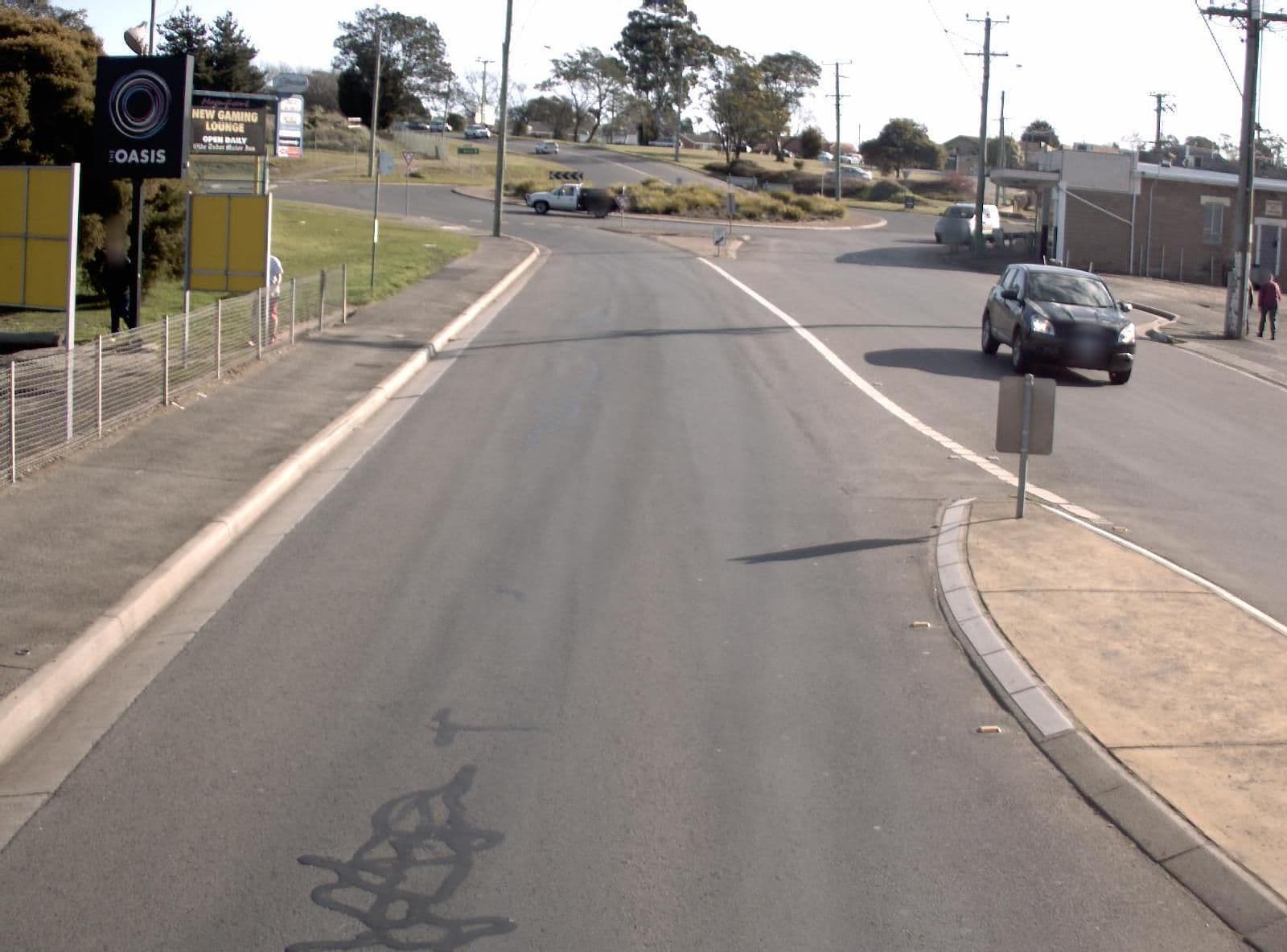 Street view near Olde Tudor Hotel, Summerhill — © launceston (CC BY-SA · Mapillary)