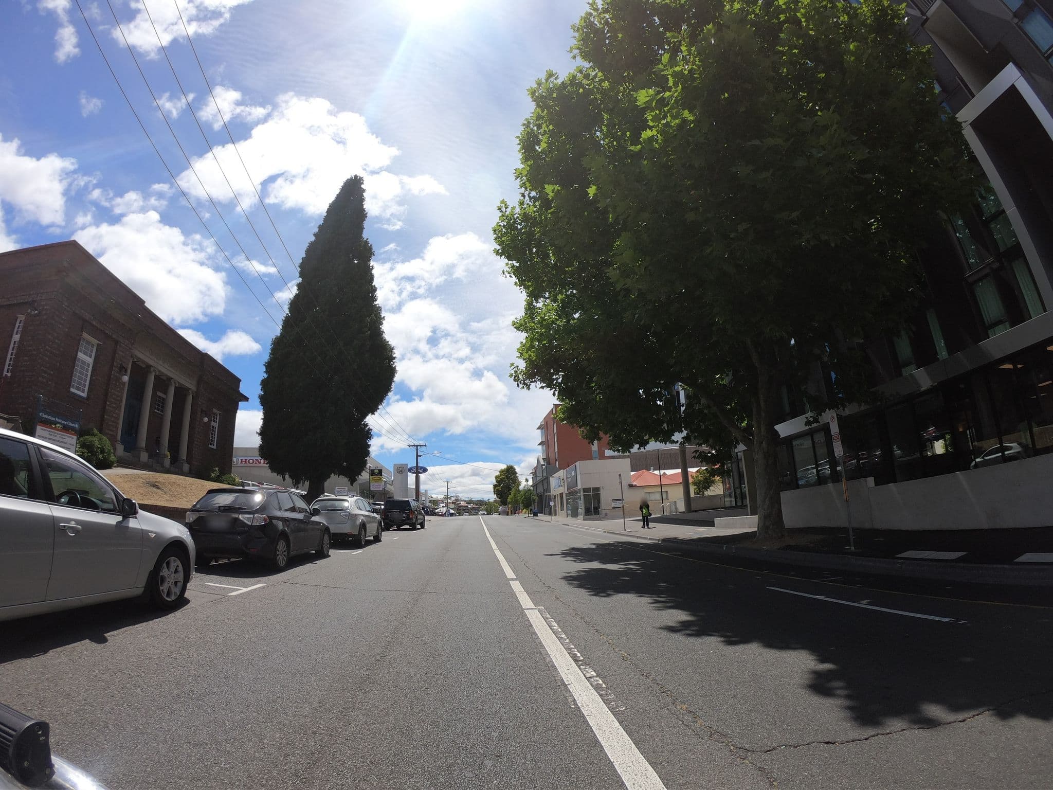 Street view near Hopkins Manor, Hobart city centre — © tastrax (CC BY-SA · Mapillary)