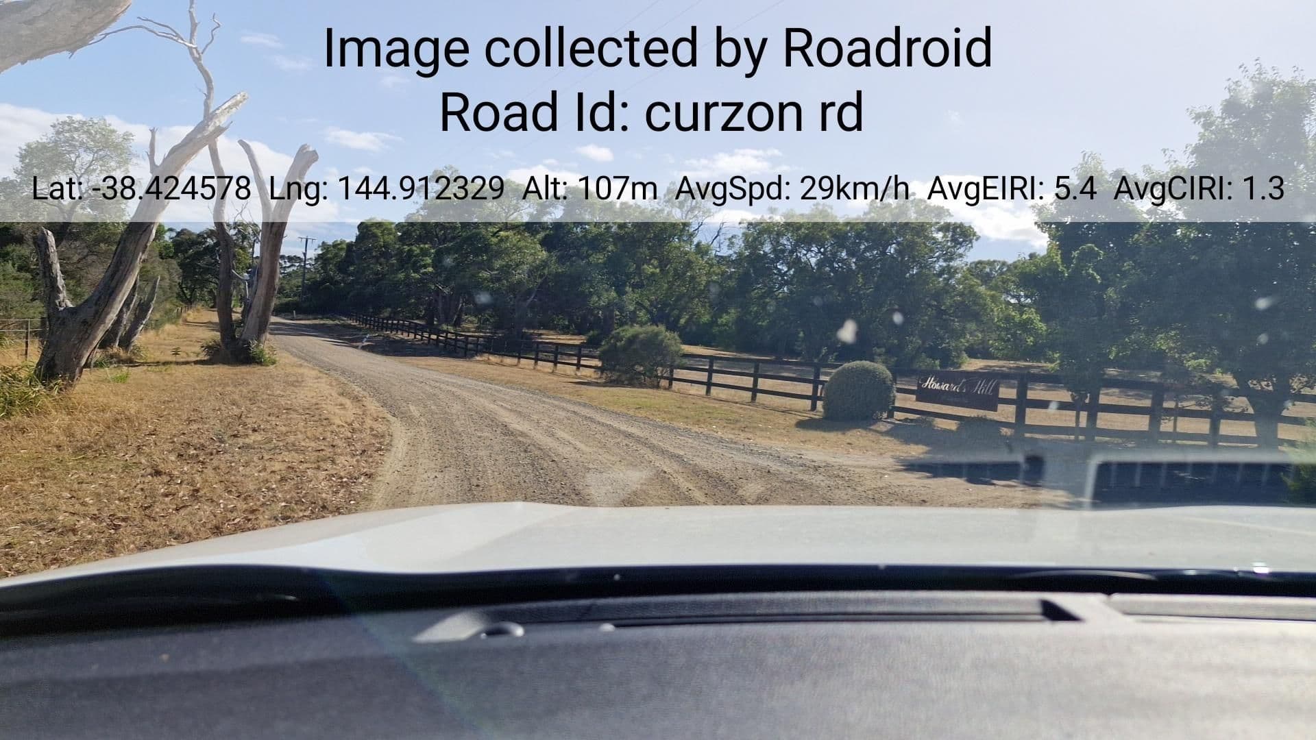 Street view near Howards Hill, Capel Sound — © roadroid (CC BY-SA · Mapillary)