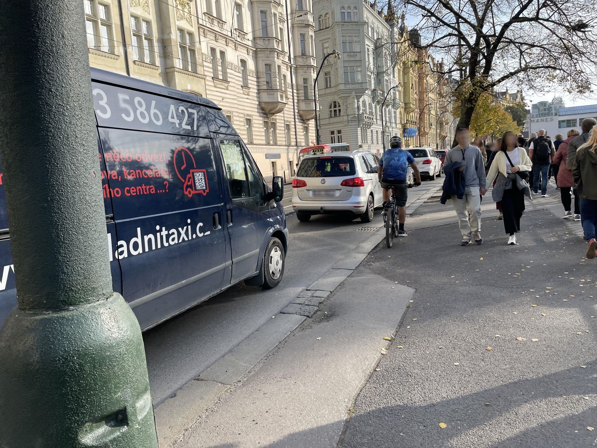 Street view near Castle And Charles Bridge View Apartment, Nové Město — © multimaze (CC BY-SA · Mapillary)