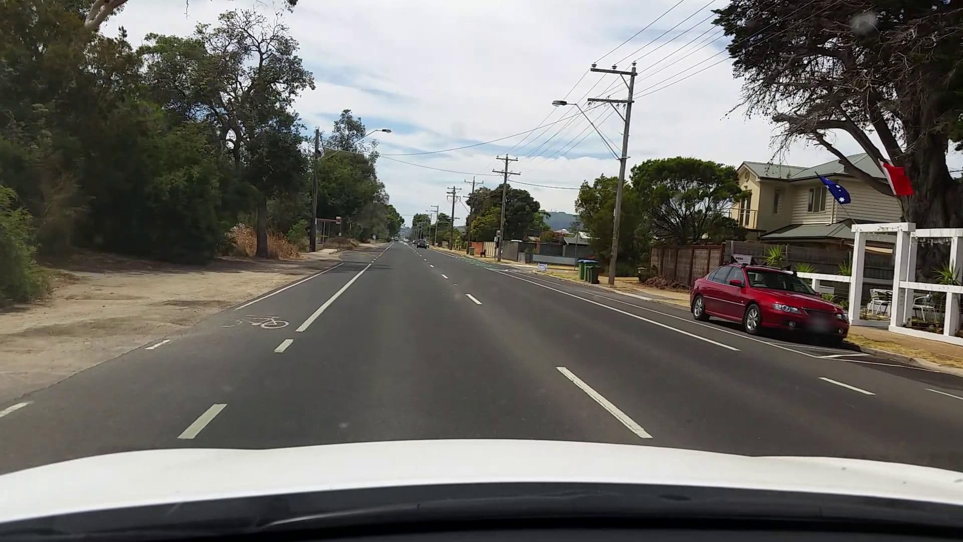 Street view near Copper Lantern Motel, Rosebud West — © mattburt7 (CC BY-SA · Mapillary)