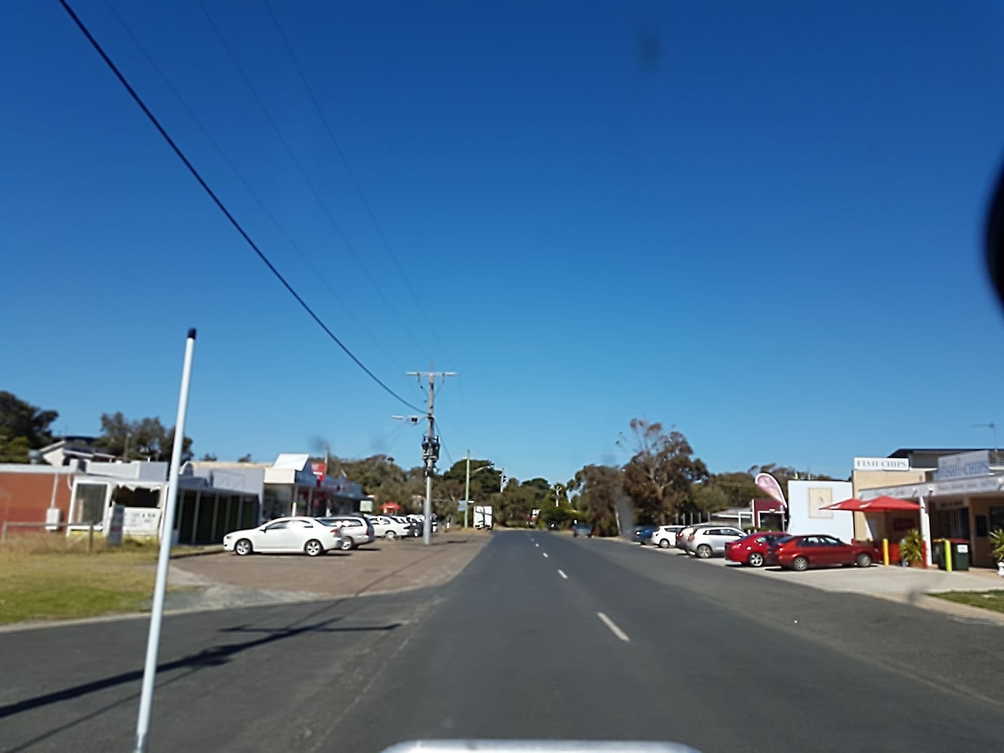 Street view near Venus Bay Caravan Park, Inverloch — © stev391 (CC BY-SA · Mapillary)
