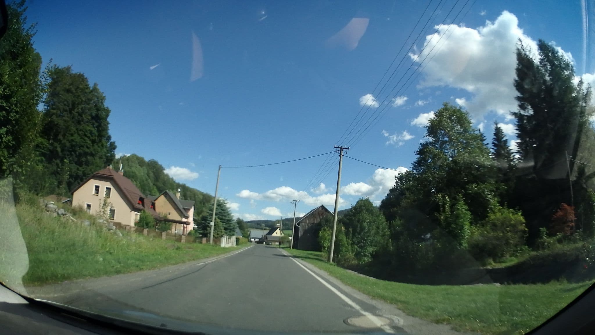 Street view near Penzion Kovárna, Lipová-lázně — © jakuje (CC BY-SA · Mapillary)