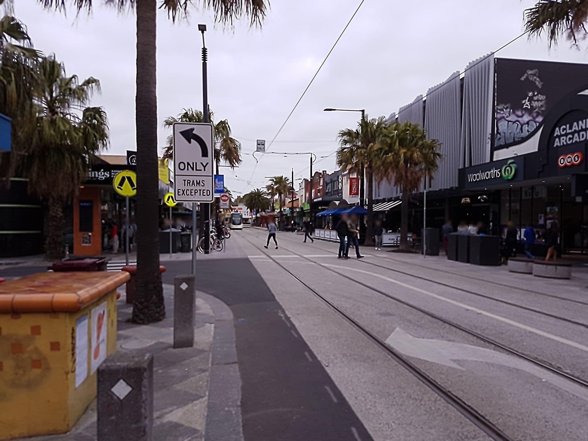 Street view near Acland Street - St Kilda Village, Saint Kilda — © stev391 (CC BY-SA · Mapillary)