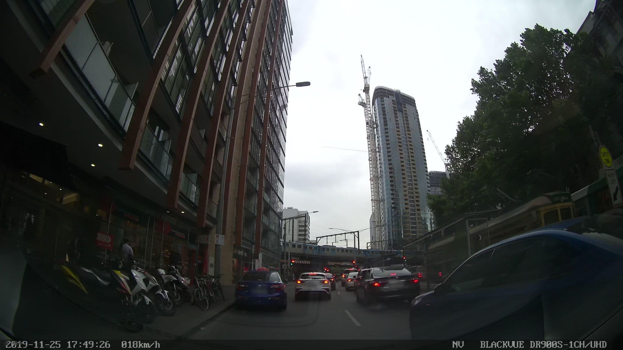 Street view near The Brady Apartment Hotel, Docklands — © eneerhut (CC BY-SA · Mapillary)