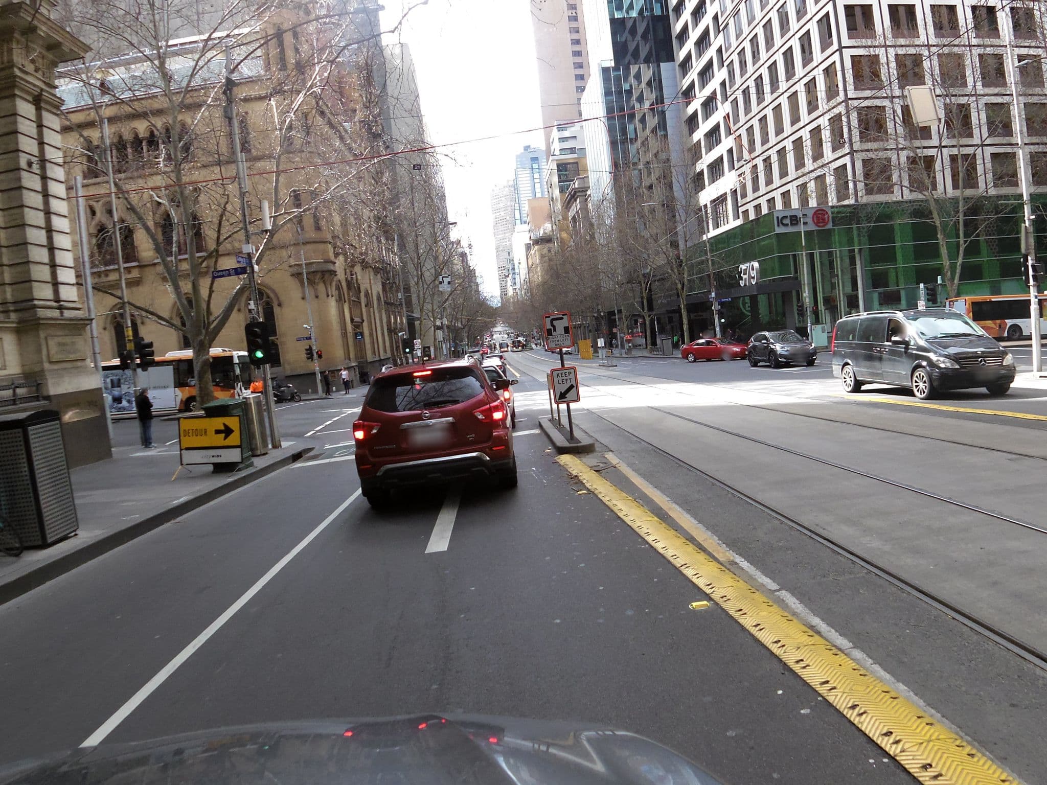 Street view near Notel, Melbourne — © skillsy (CC BY-SA · Mapillary)