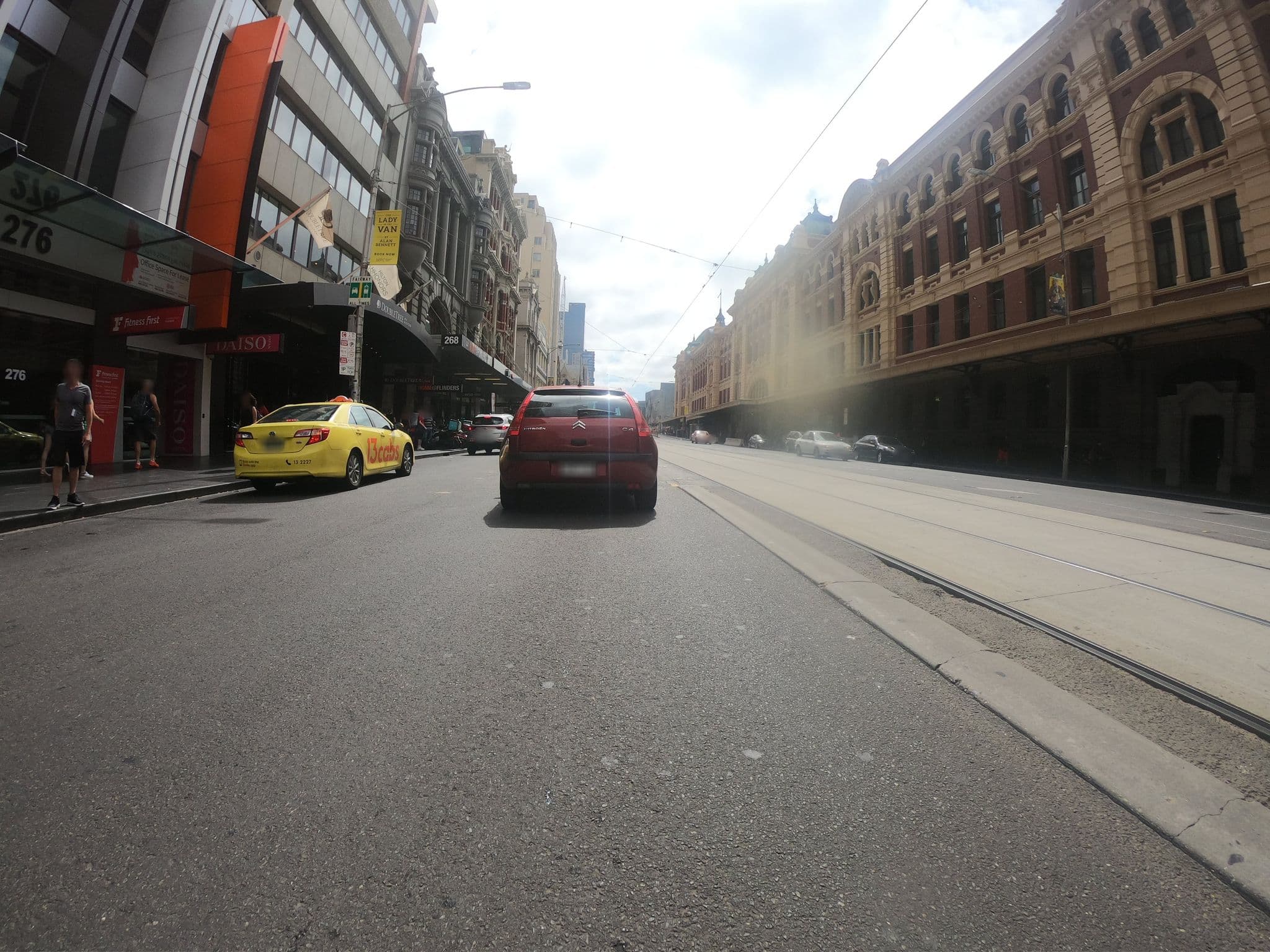 Street view near DoubleTree by Hilton, Melbourne City Centre — © eneerhut (CC BY-SA · Mapillary)