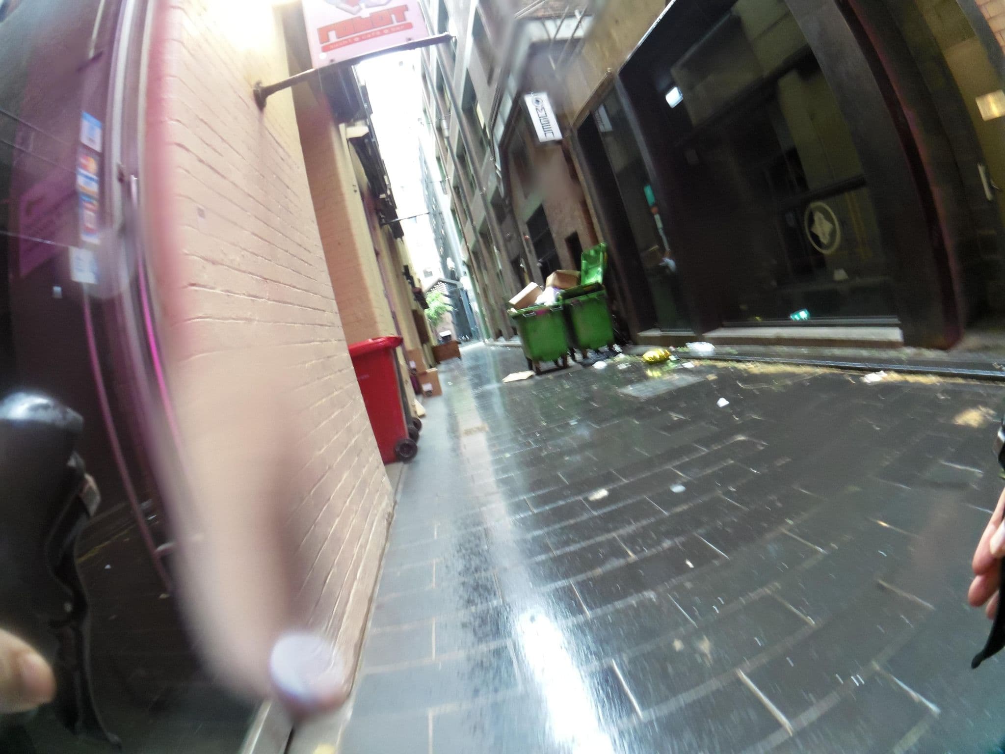 Street view near Flinders Station Hotel Backpackers, Melbourne City Centre — © skillsy (CC BY-SA · Mapillary)