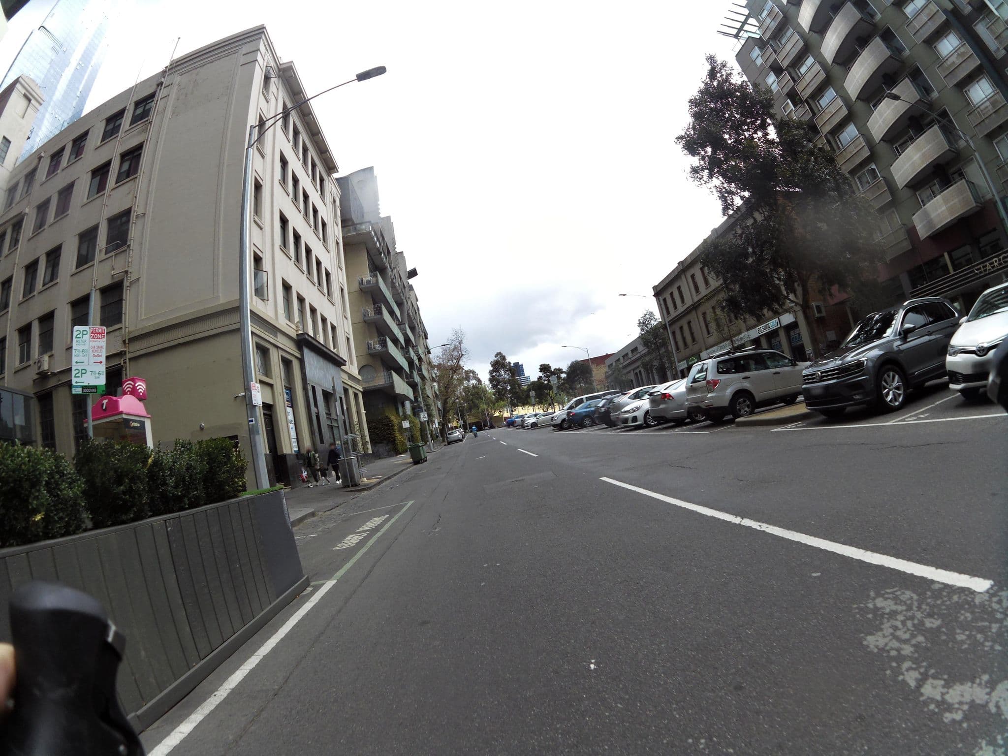 Street view near Adara Franklin, Melbourne — © skillsy (CC BY-SA · Mapillary)