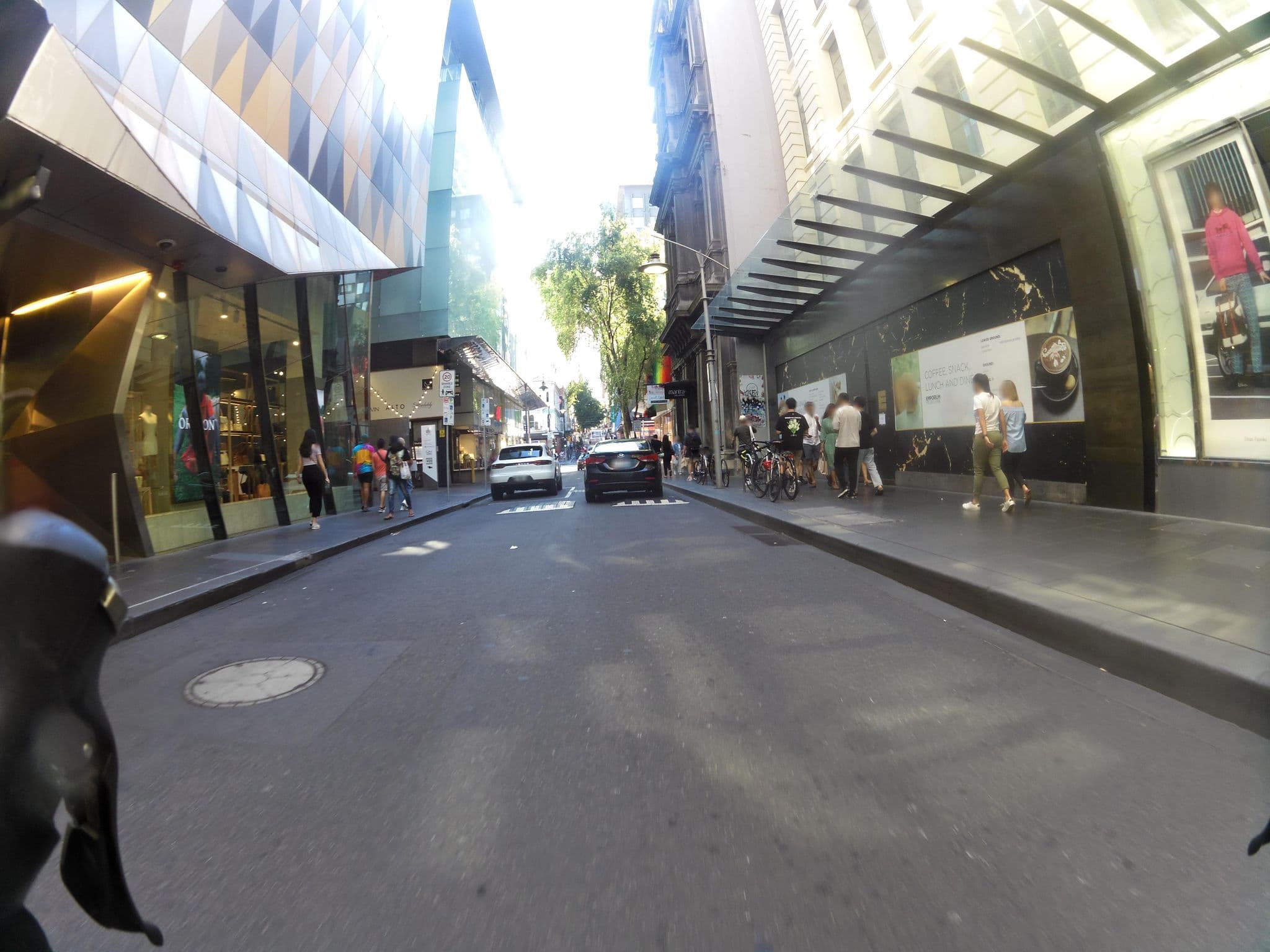 Street view near Mantra City Central, Melbourne — © skillsy (CC BY-SA · Mapillary)