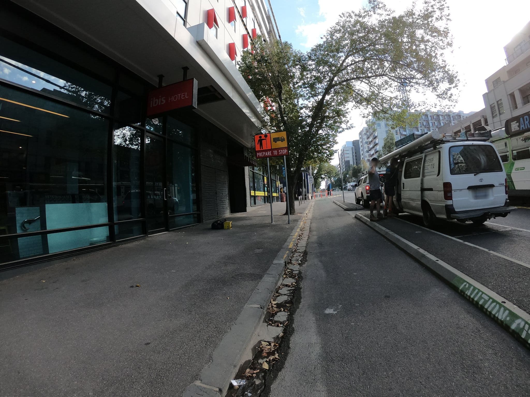 Street view near Tune Hotel, Carlton — © philam (CC BY-SA · Mapillary)