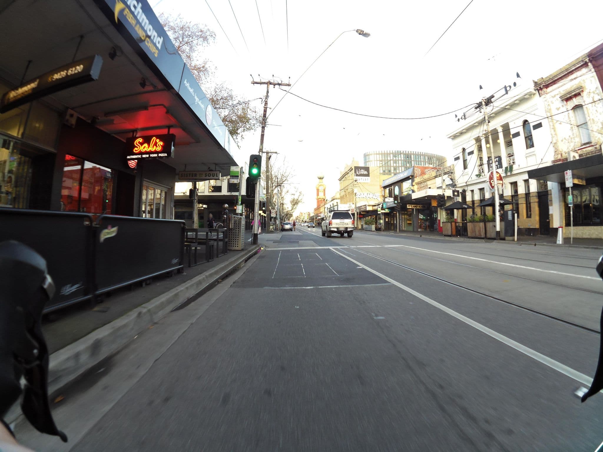 Street view near Post Office Hotel, East Melbourne — © skillsy (CC BY-SA · Mapillary)
