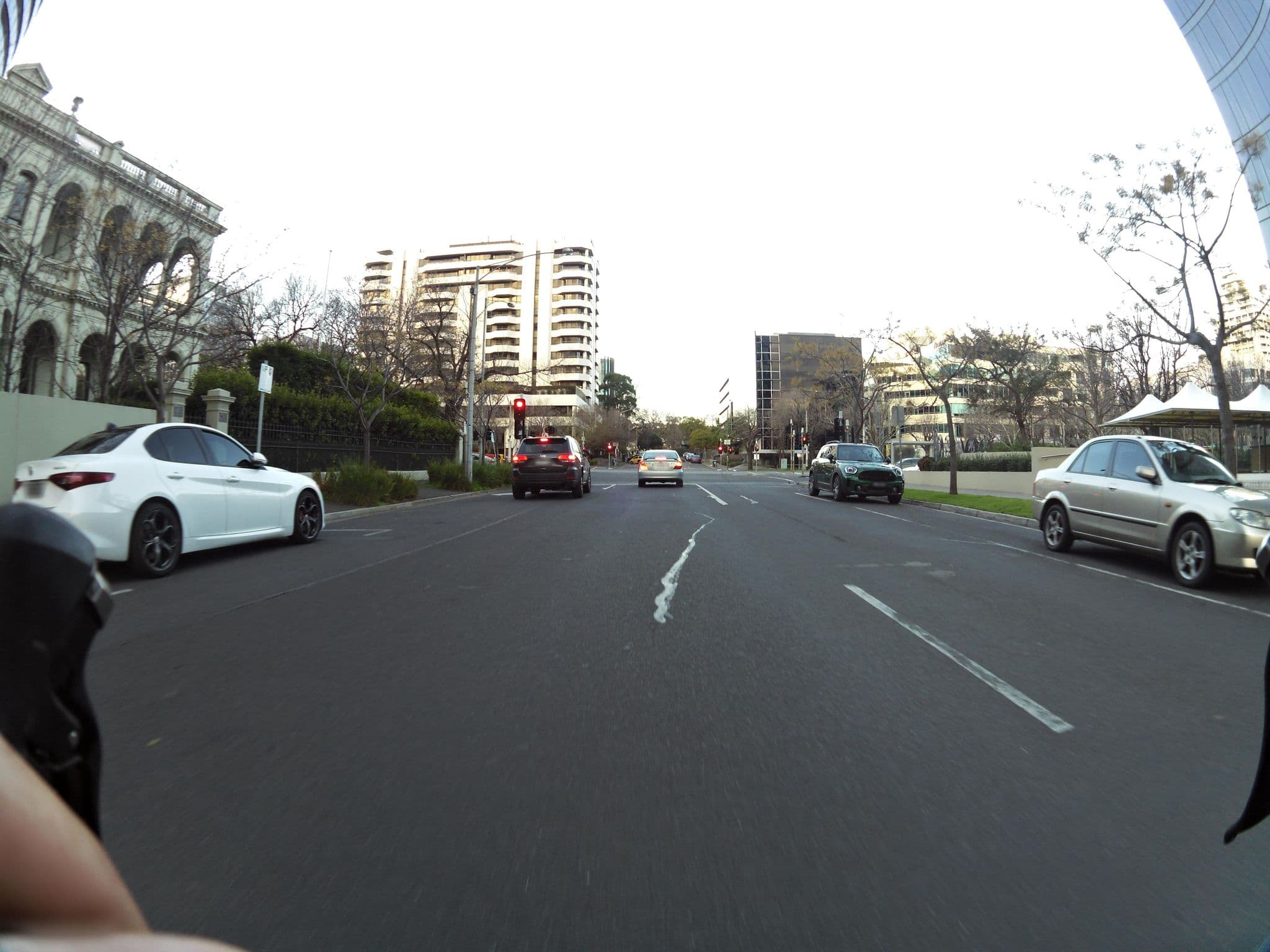 Street view near Art Series Melbourne - The Blackman, South Melbourne — © skillsy (CC BY-SA · Mapillary)