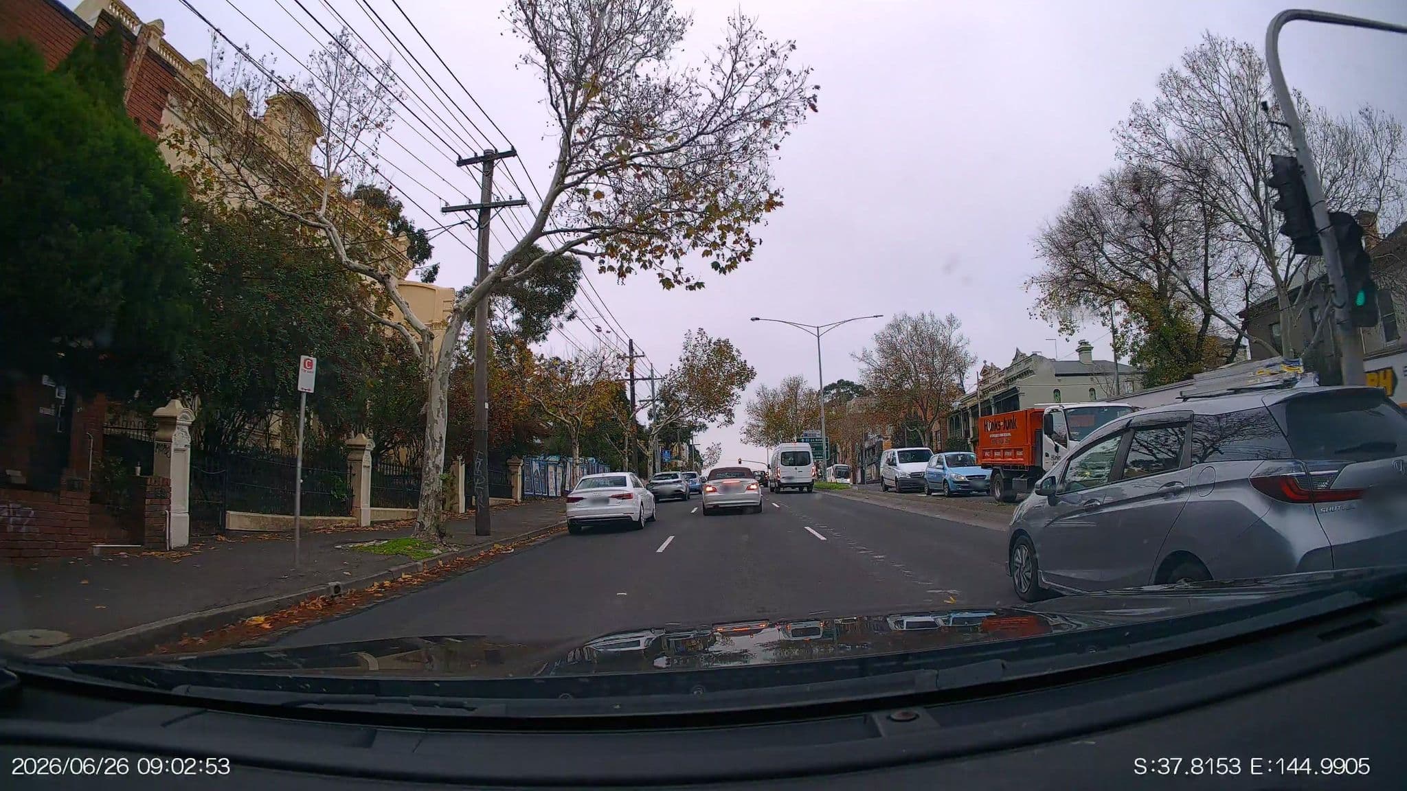 Street view near Hillside Court Accommodation for Women, East Melbourne — © aHS (CC BY-SA · Mapillary)