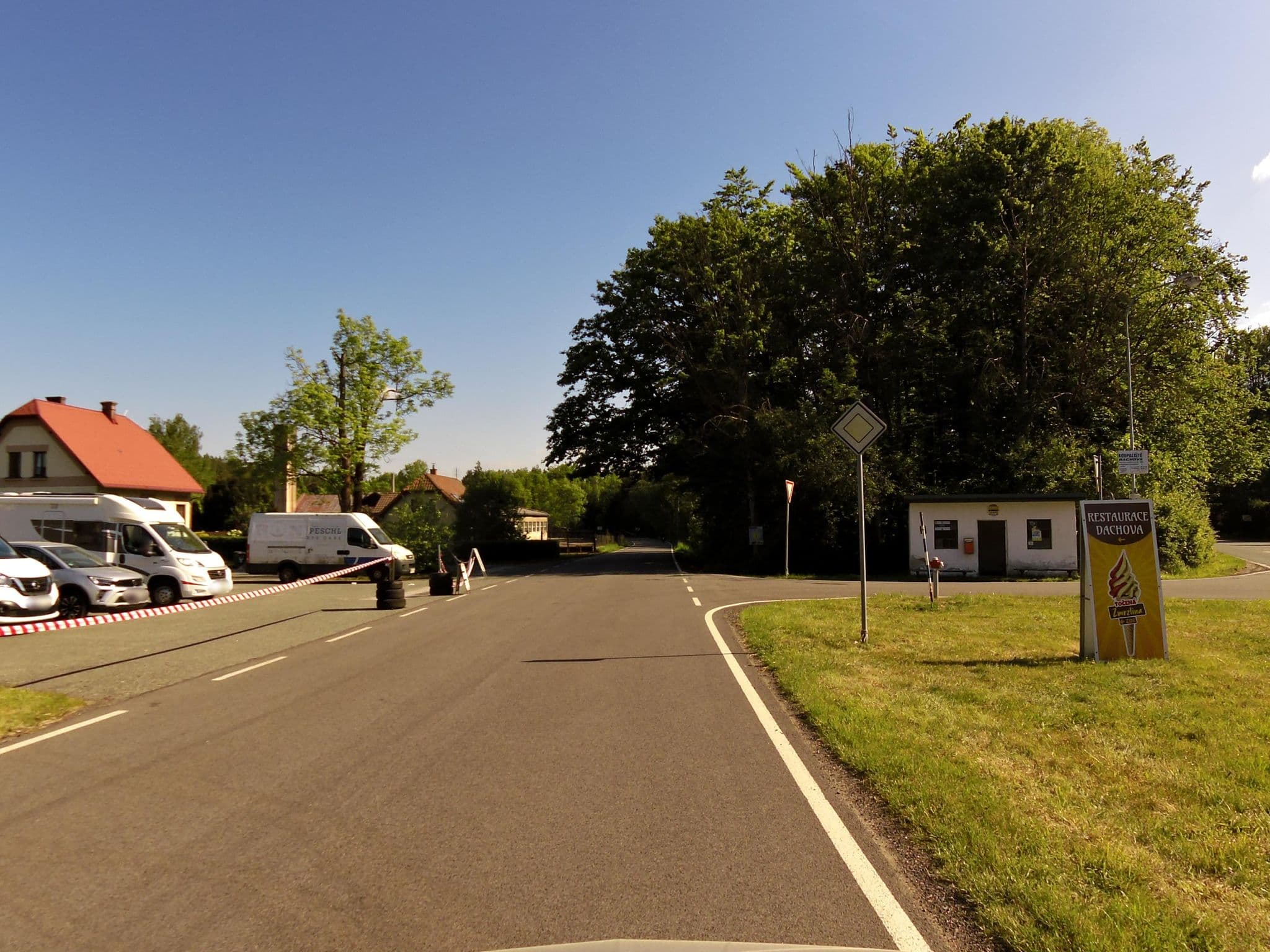 Street view near Hotel Dachova, Hořice — © fell3 (CC BY-SA · Mapillary)