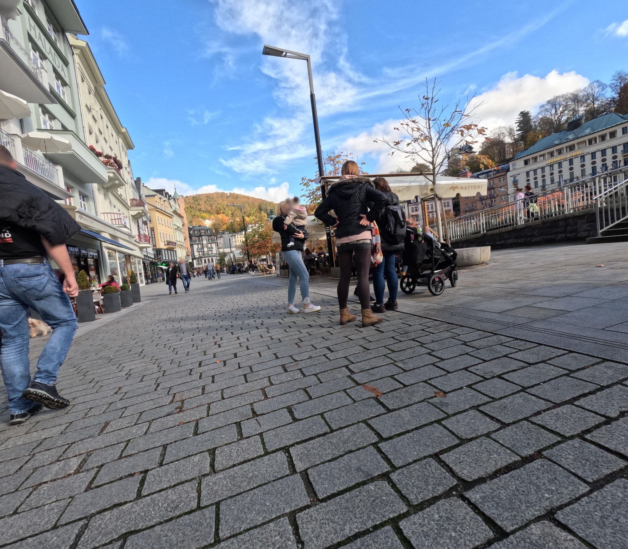 Street view near Hotel Boston, Karlovy Vary