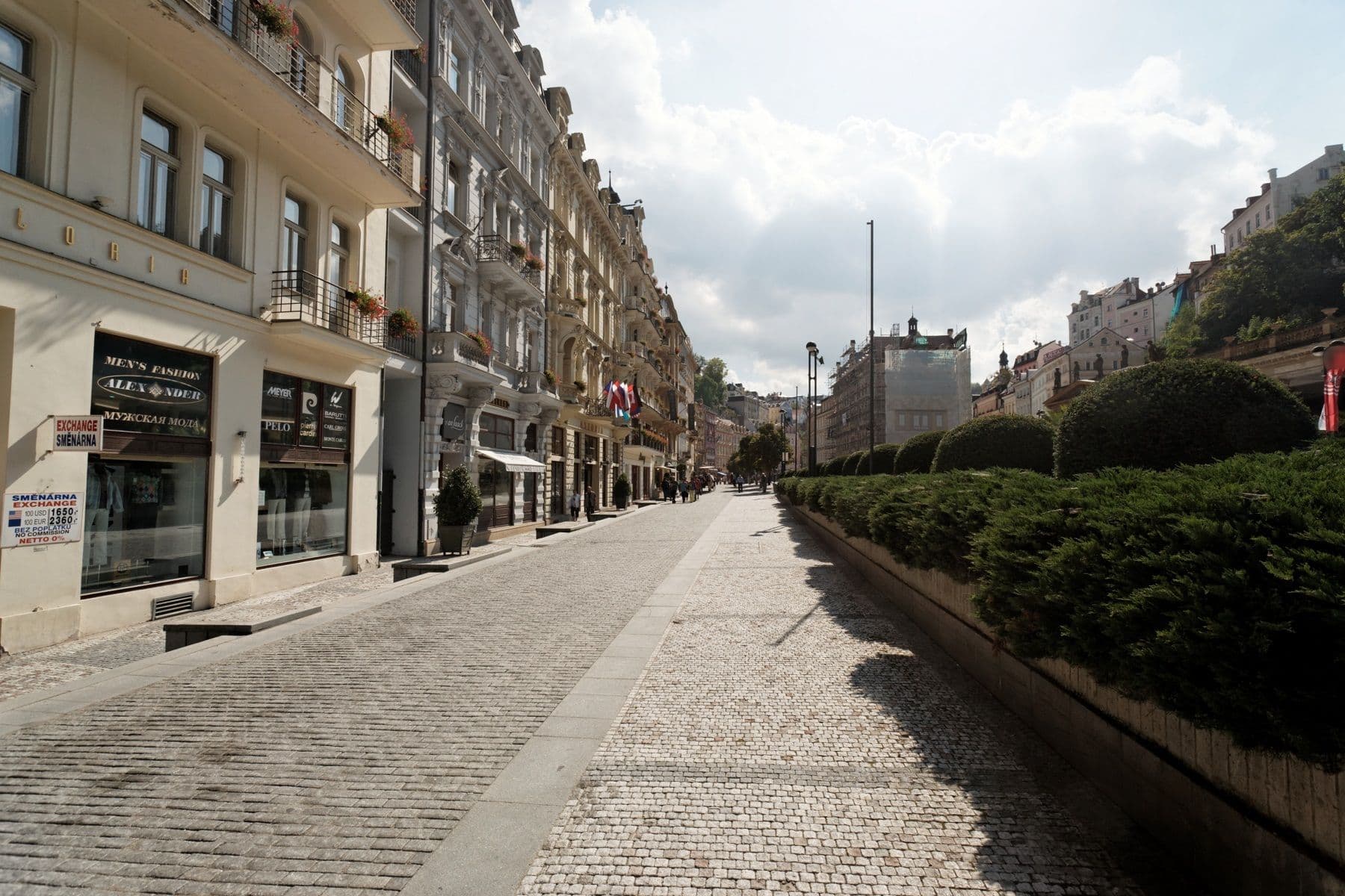 Street view near Hotel Petr, Karlovy Vary
