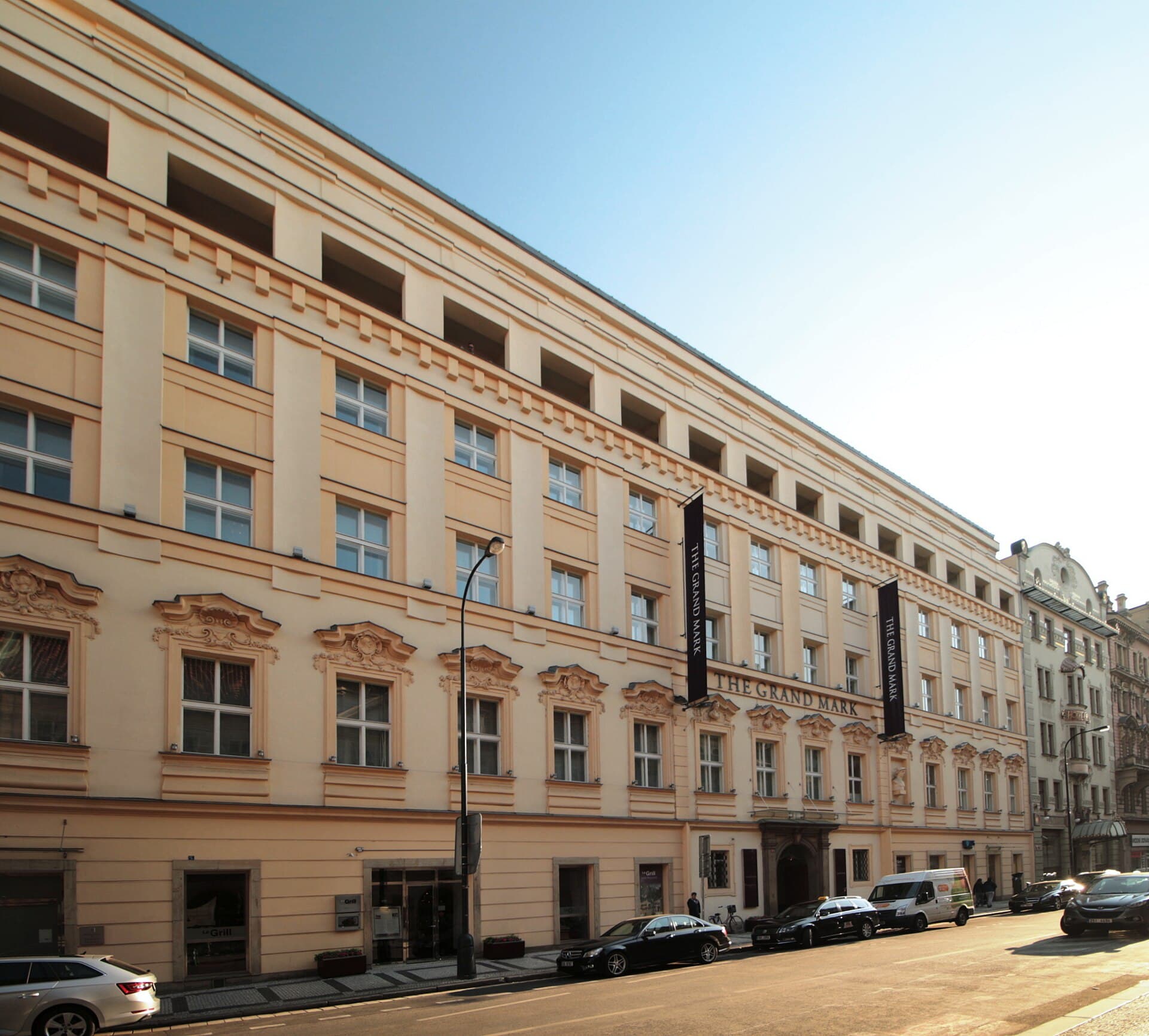 The Grand Mark Prague (via Wikimedia Commons, CC BY-SA 4.0)