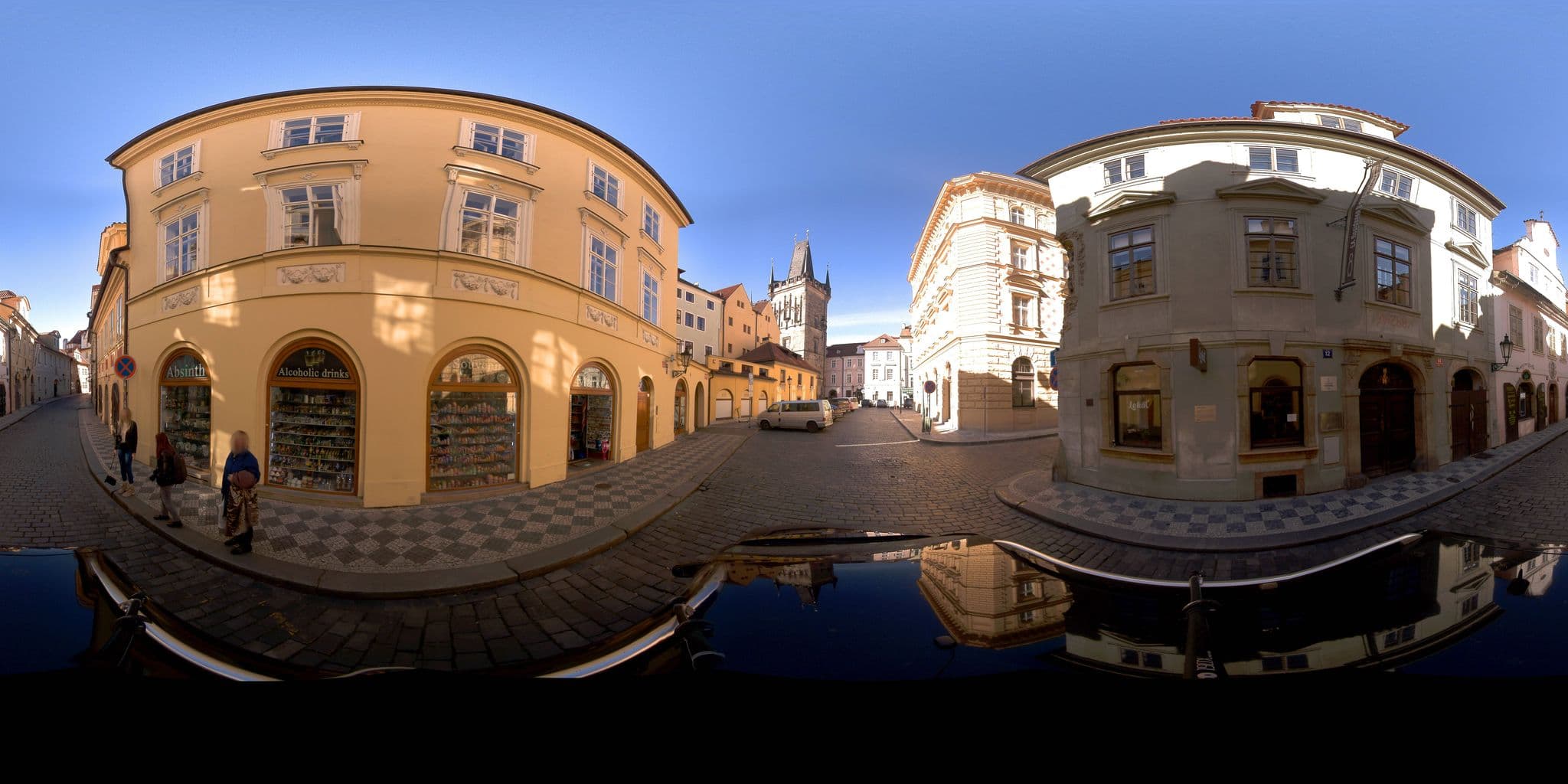 Street view near Lokál Inn, Malá Strana — © jeffreymartin (CC BY-SA · Mapillary)