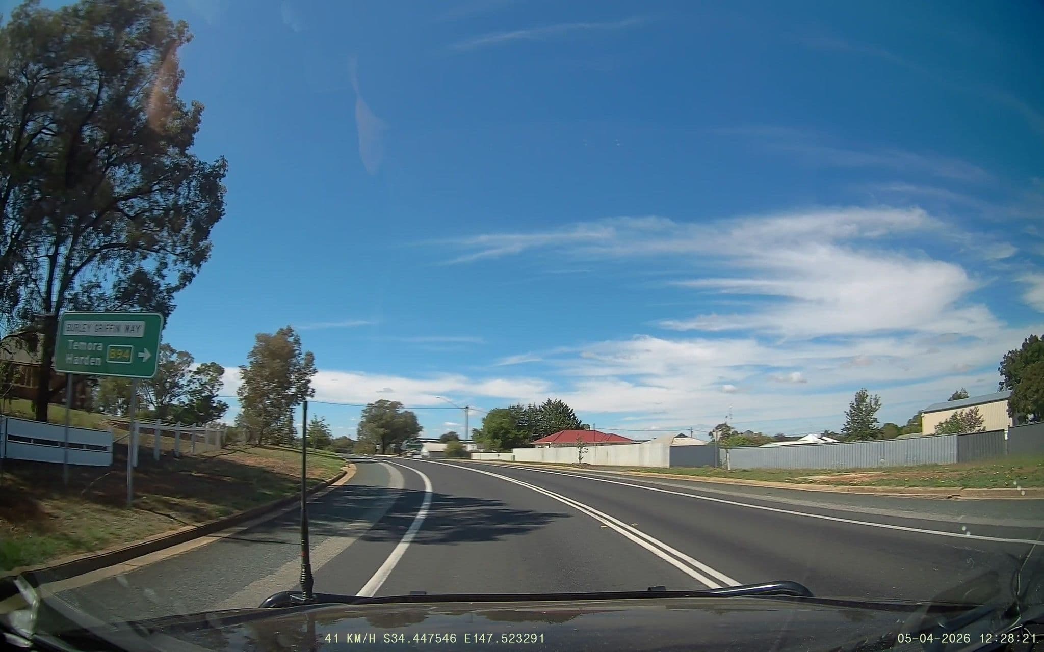 Street view near Bradford Cottage, Temora — © fizzie (CC BY-SA · Mapillary)