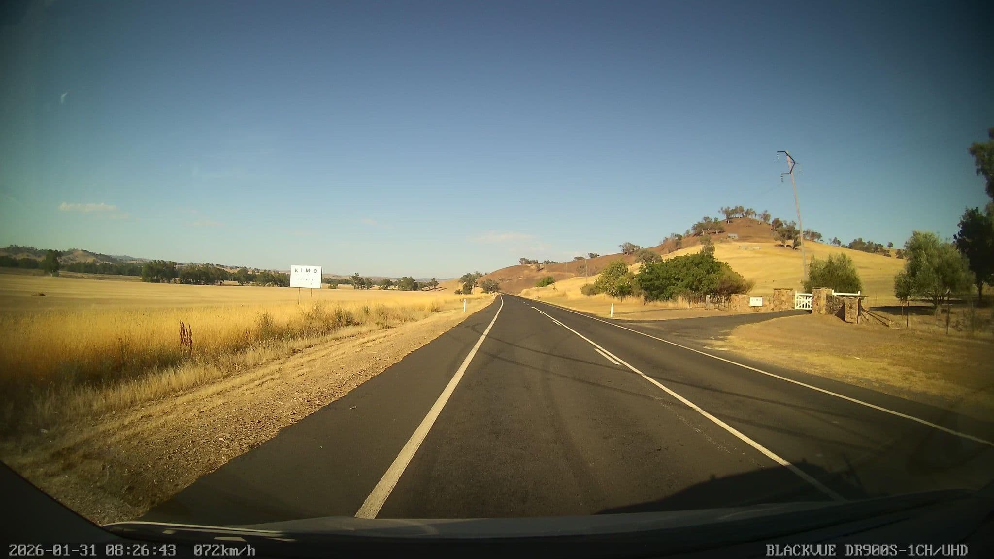 Street view near Kimo Estate, Gundagai — © bob3bob3 (CC BY-SA · Mapillary)