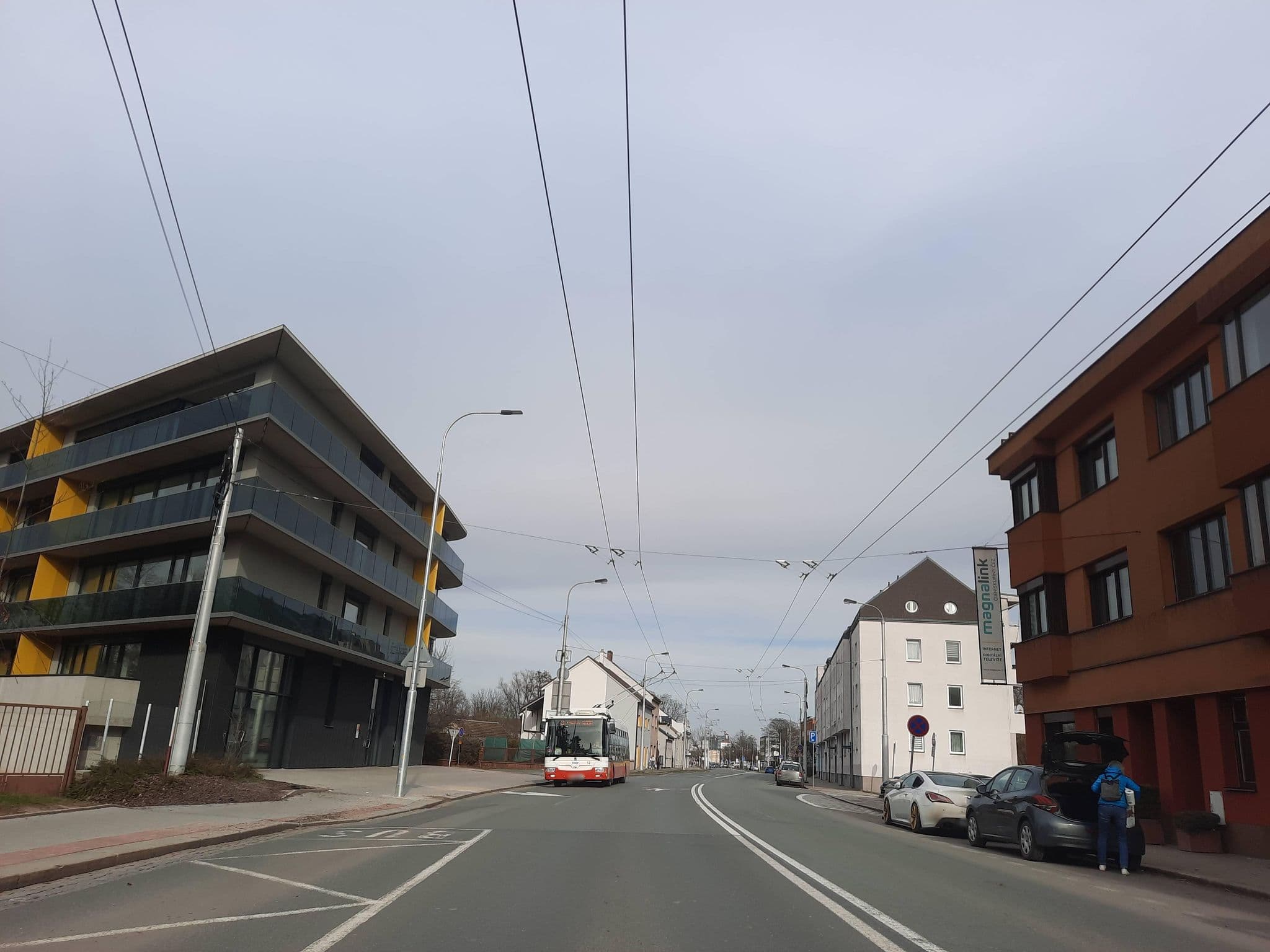 Street view near Penzion UNO, Hradec Králové — © ondrejlopatka (CC BY-SA · Mapillary)